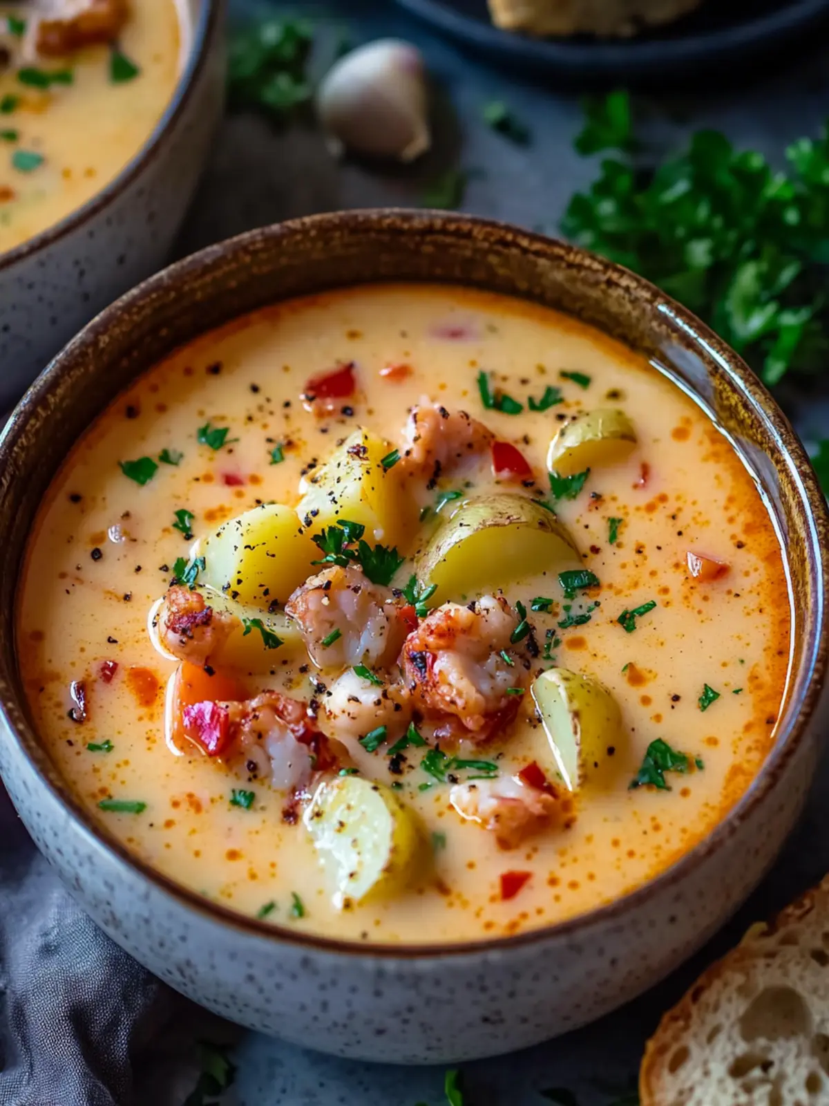Cajun Crawfish Potato Soup for a Cozy Night In 5 Cajun Crawfish Potato Soup