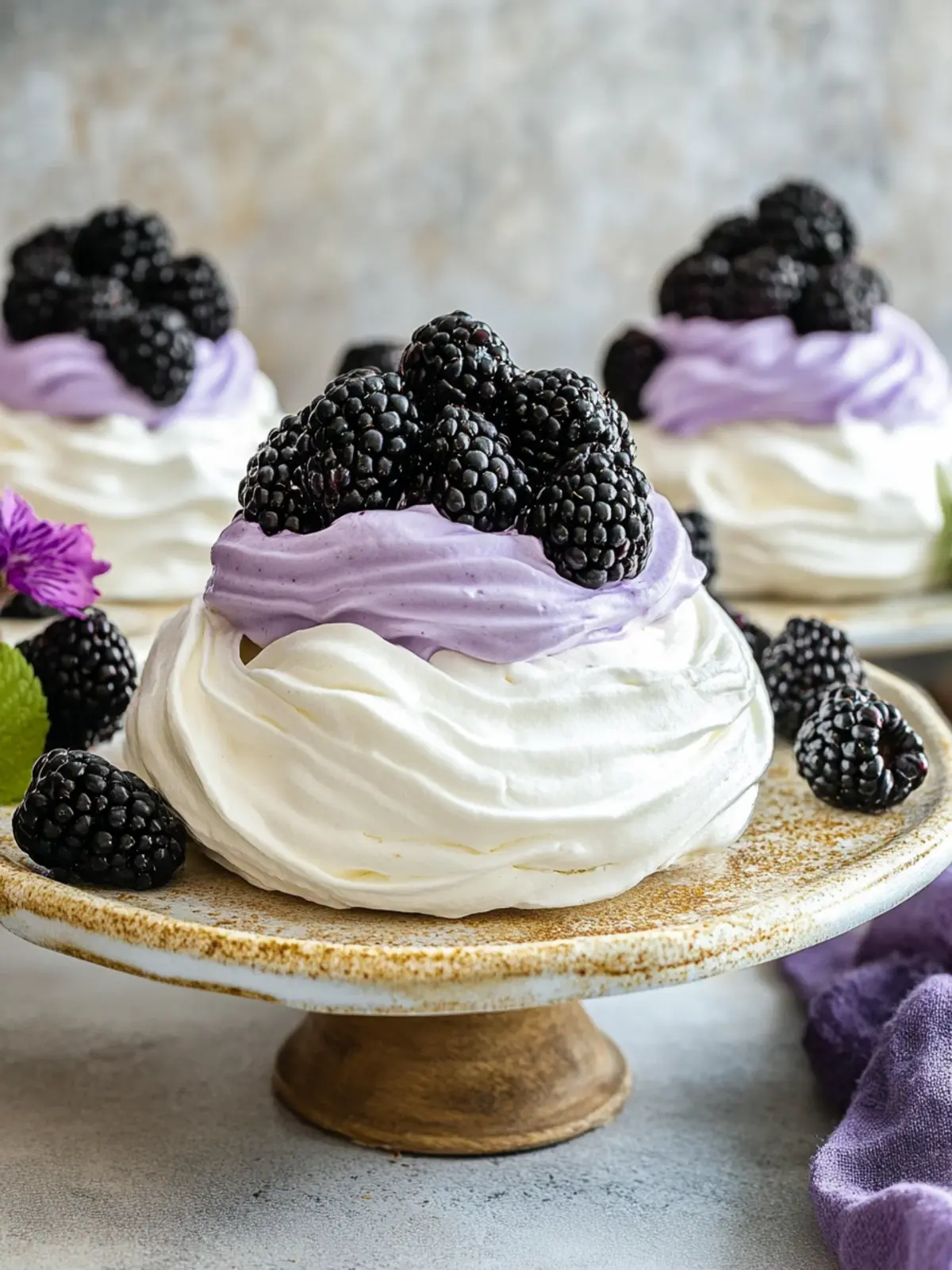 Decadent Blackberry Pavlovas for Sweet Moments at Home 3 Blackberry Pavlovas