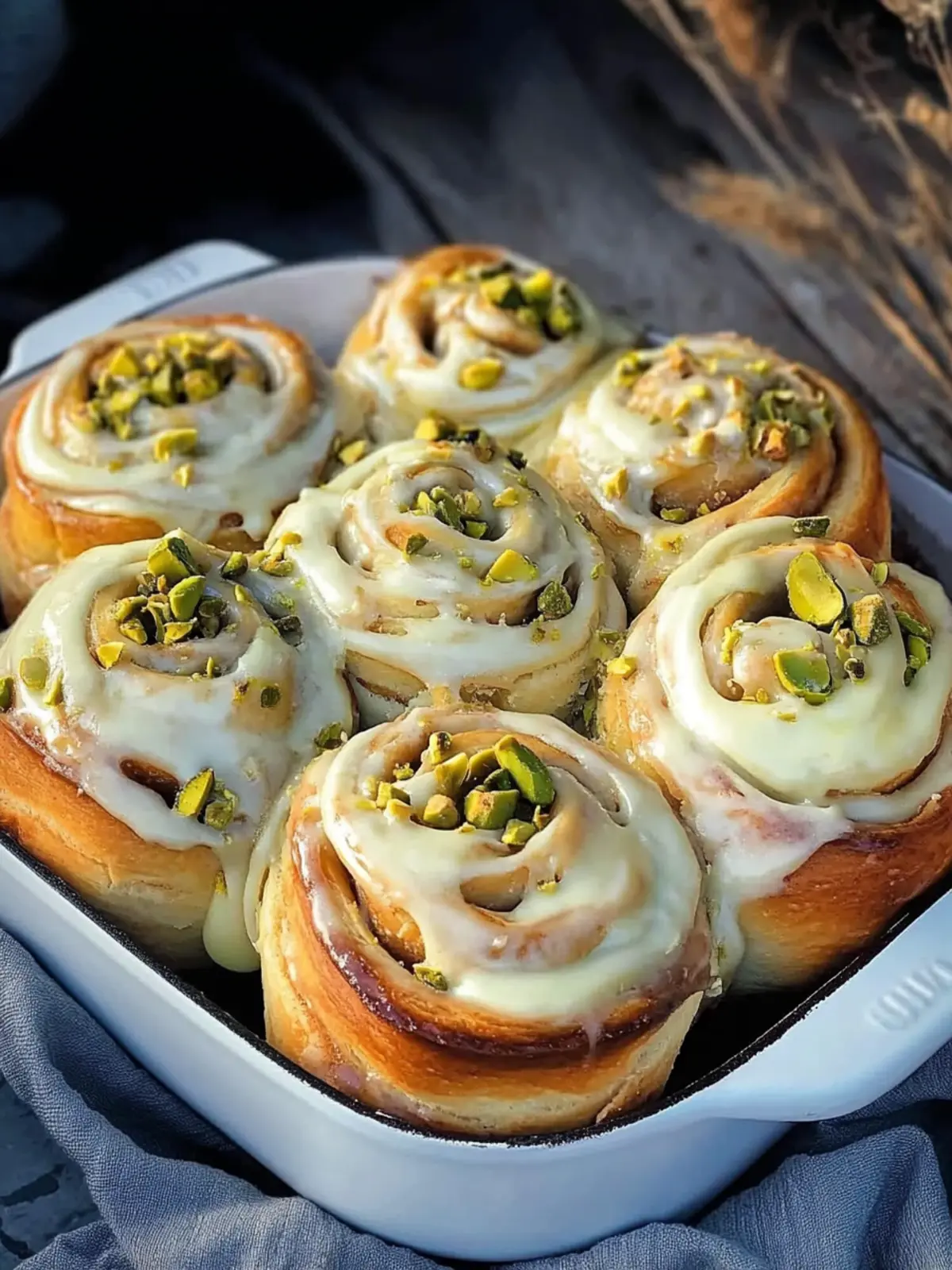 Irresistible Pistachio Cream Cinnamon Rolls for Cozy Mornings 3 Pistachio Cream Cinnamon Rolls