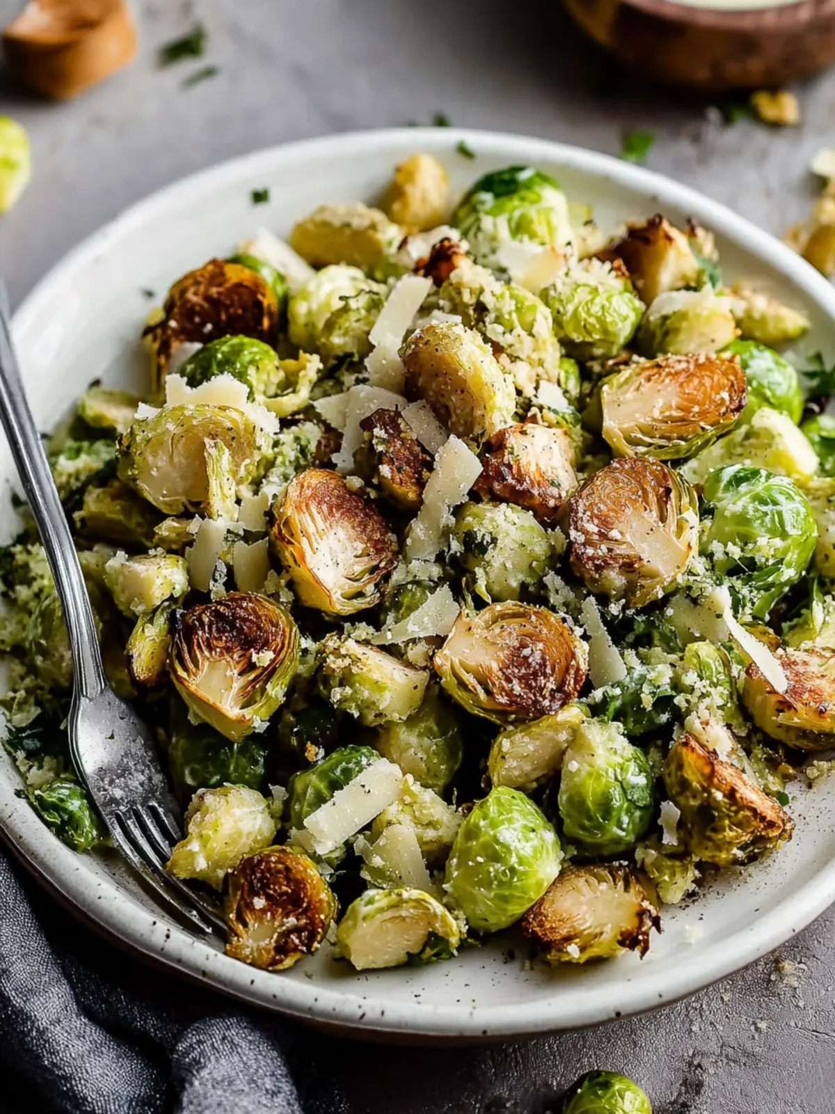 Irresistible Roasted Brussels Sprouts Caesar Salad Delight 4 Roasted Brussels Sprouts Caesar Salad