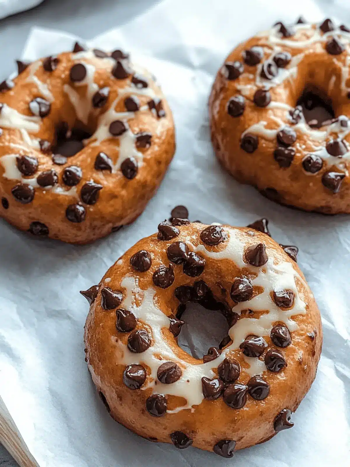 Delicious Air Fryer Chocolate Chip Bagels in Just 21 Minutes 4 Air Fryer Chocolate Chip Bagels