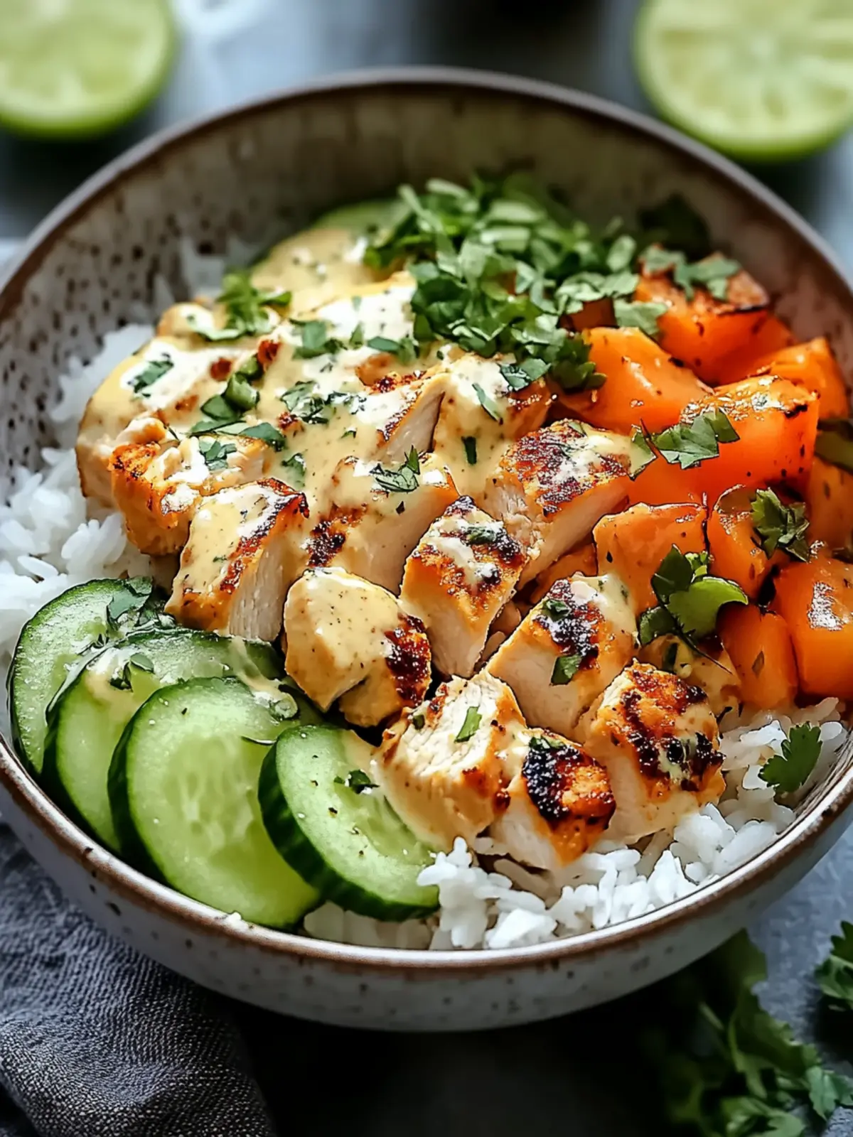 Delicious Coconut Chicken Rice Bowl for Quick Weeknight Meals 3 Coconut Chicken Rice Bowl