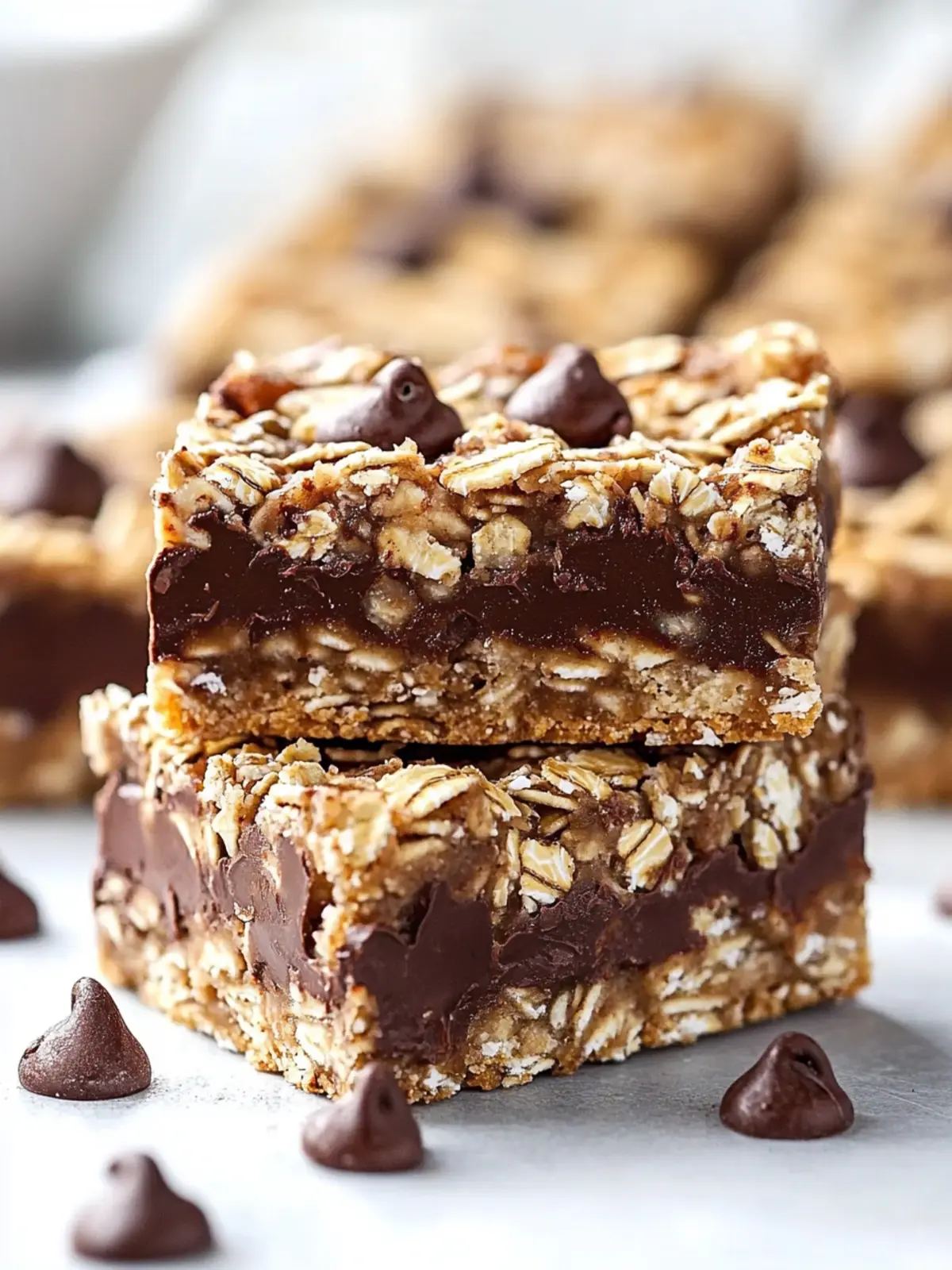 Delicious No Bake Chocolate Oatmeal Bars You'll Crave 3 Chocolate Oatmeal Bars