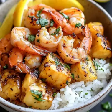 Tropical Shrimp Rice Bowl: A Flavorful Escape at Home 9 Tropical Shrimp Rice Bowl