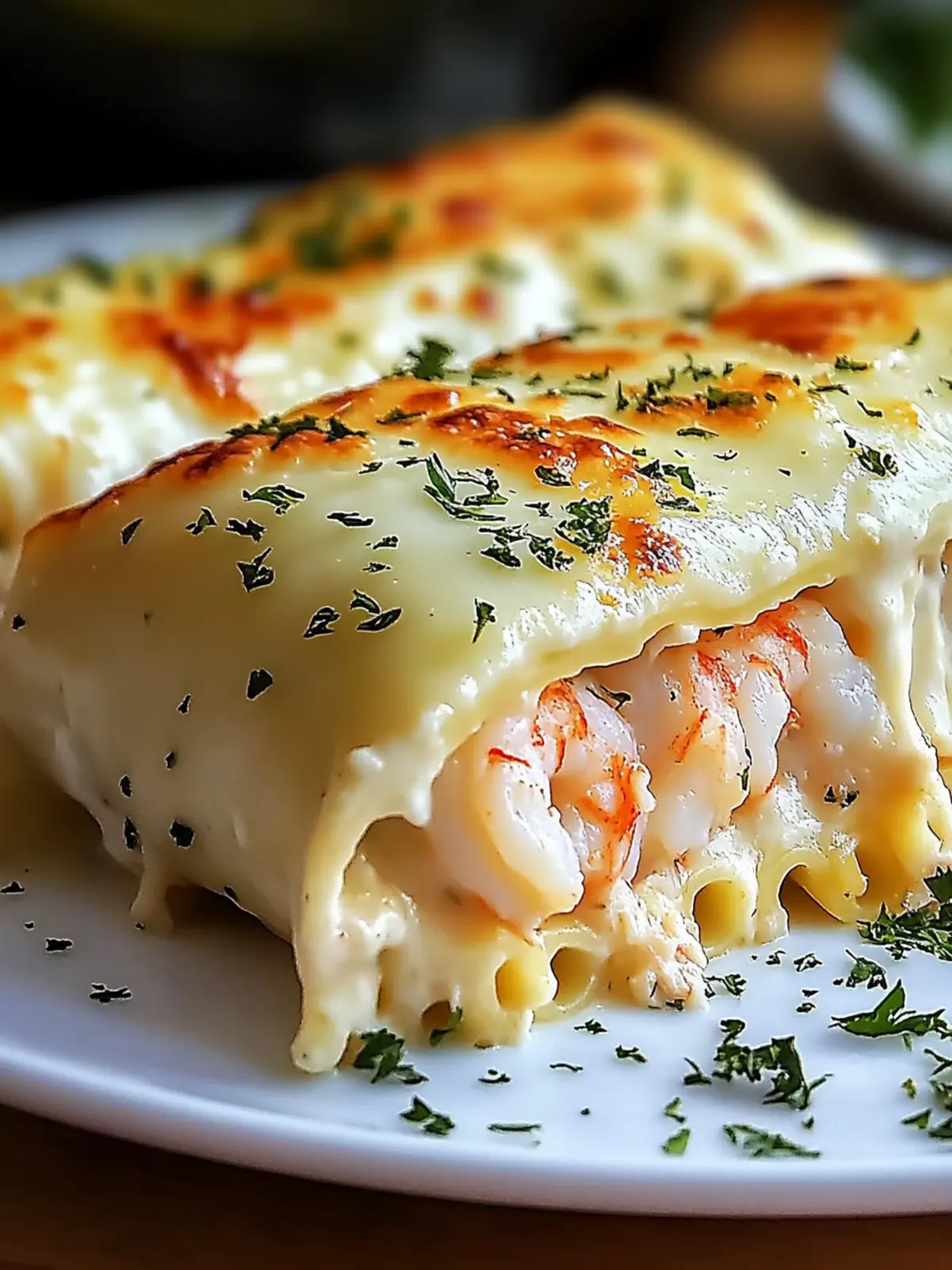 Decadent Shrimp & Crab Alfredo Lasagna Roll-Ups Recipe 5 Shrimp & Crab Alfredo Lasagna Roll-Ups