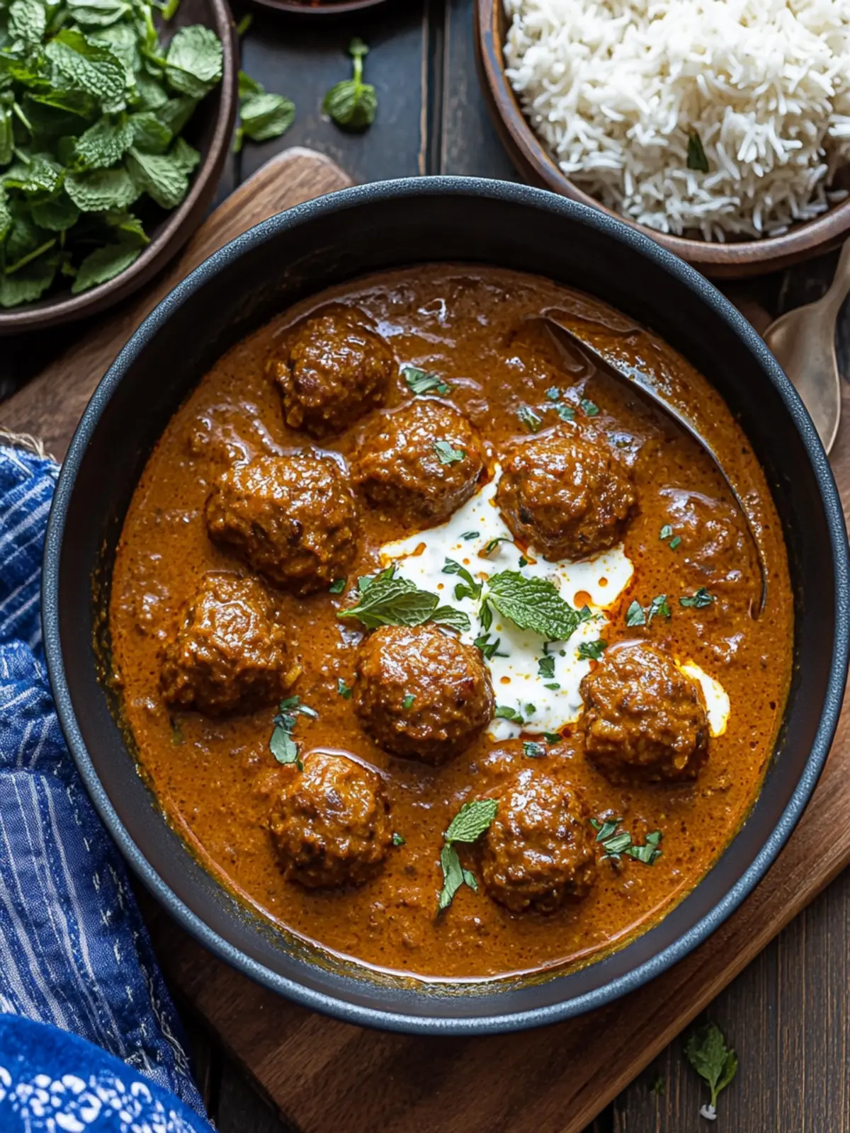 Irresistible Lamb Kofta Curry with Mint Yoghurt Recipe 2 Lamb Kofta Curry with Mint Yoghurt