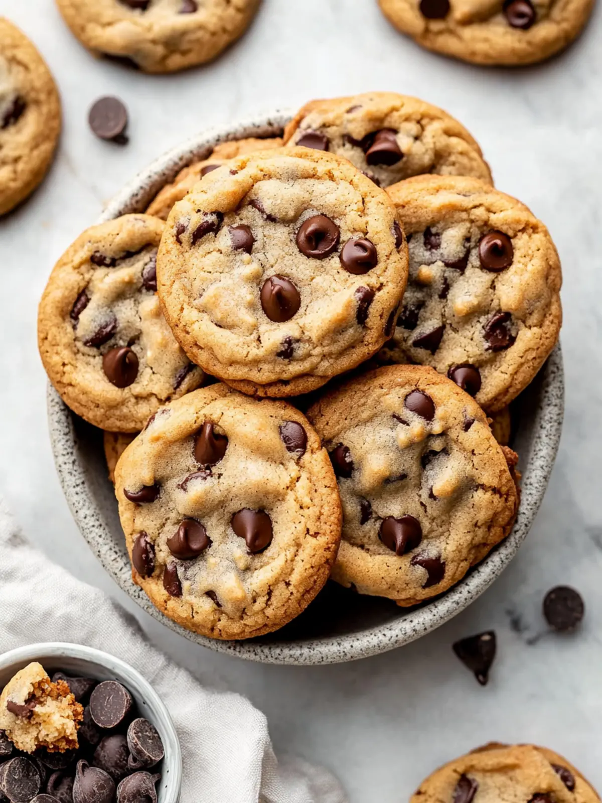 Irresistible Bakery Style Chocolate Chip Cookies Made at Home 4 Bakery Style Chocolate Chip Cookies