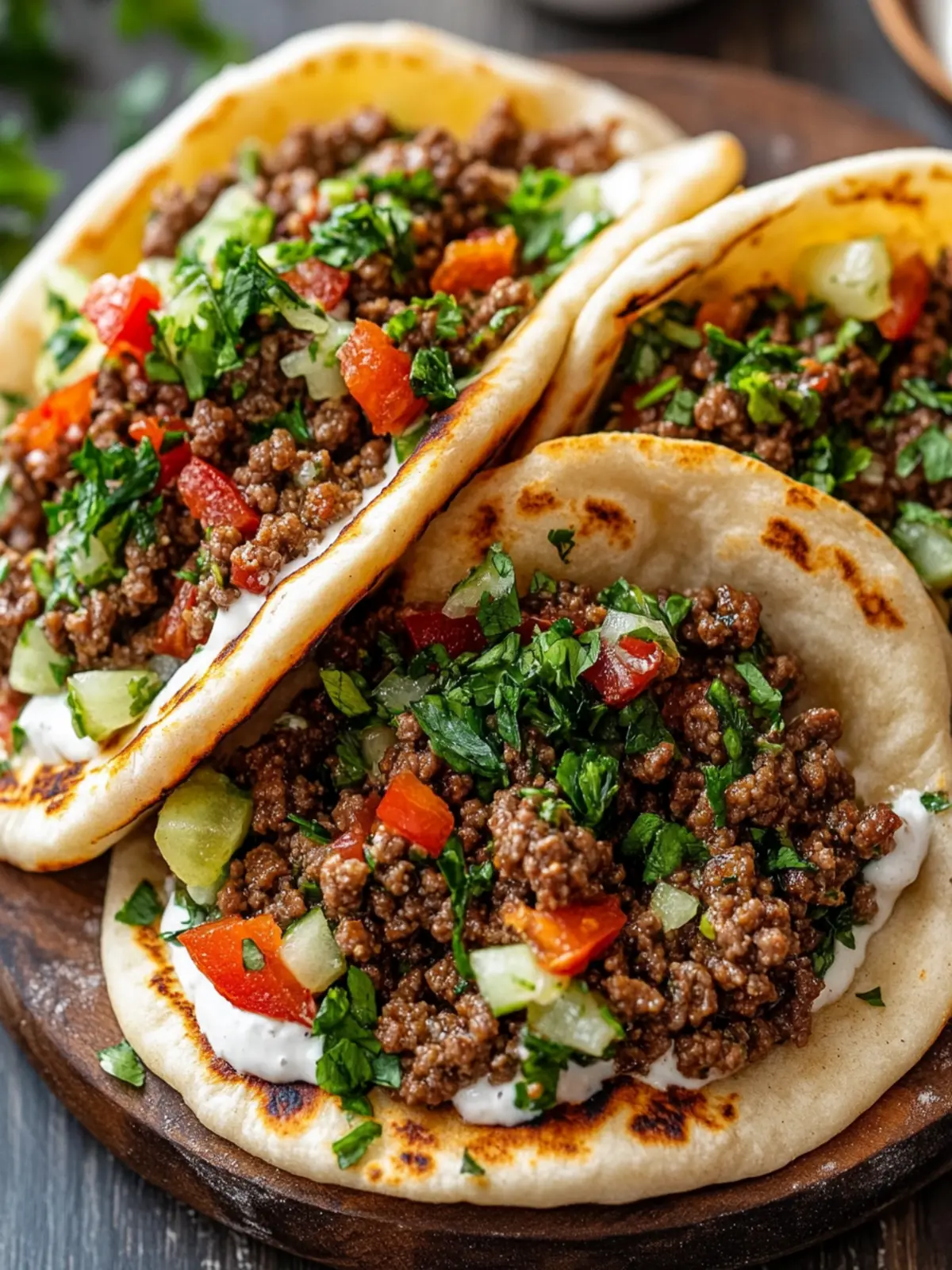 Savory Mediterranean Ground Beef Pita Pockets You'll Love 5 Mediterranean Ground Beef Pita Pockets