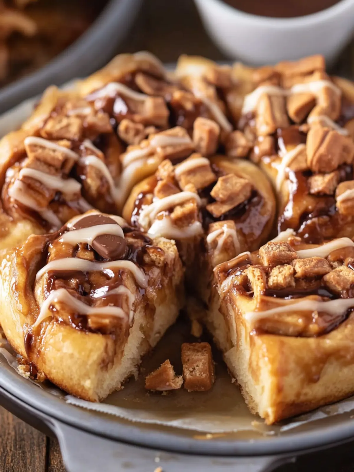 Indulge in Homemade Reese’s Sweet Rolls for a Treat! 3 Reese’s Sweet Rolls