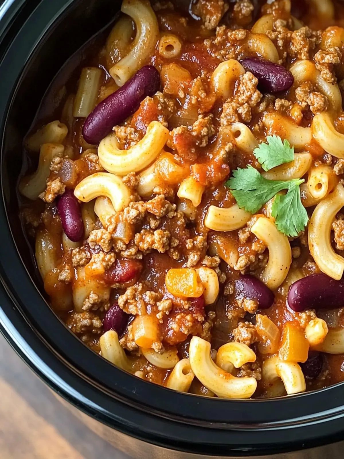 Savory Crock Pot Cheddar Chili Mac for Cozy Nights In 5 Crock Pot Cheddar Chili Mac