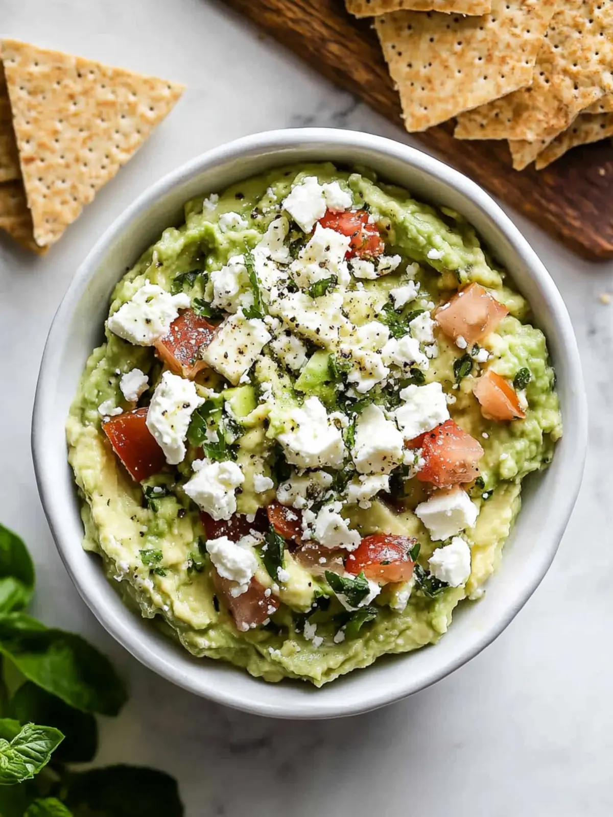 Creamy Avocado Feta Dip Perfect for Every Gathering 3 Avocado Feta Dip