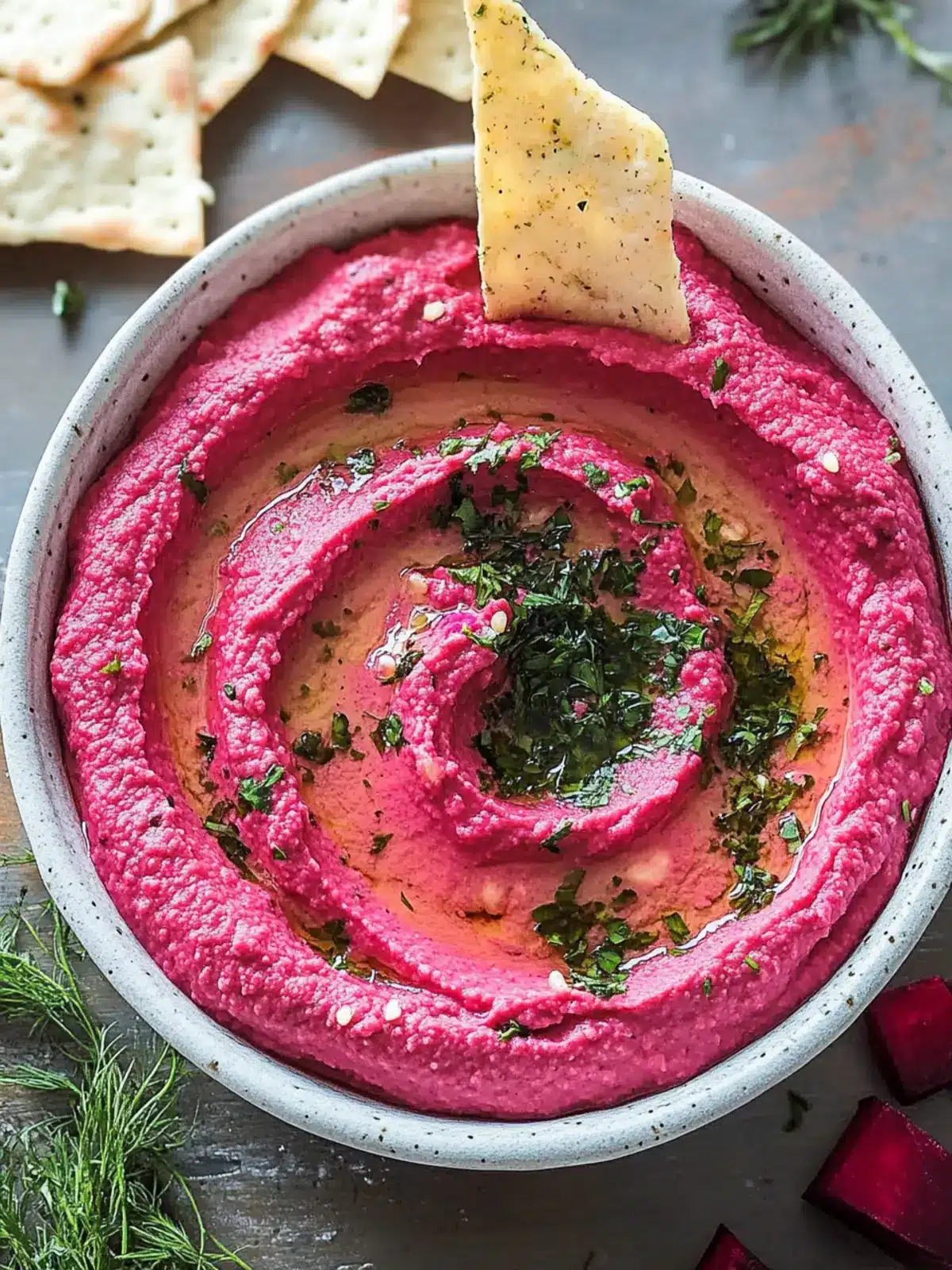 Zesty Pickled Beet Hummus: A Bold Twist on Classic Dip 5 Pickled Beet Hummus