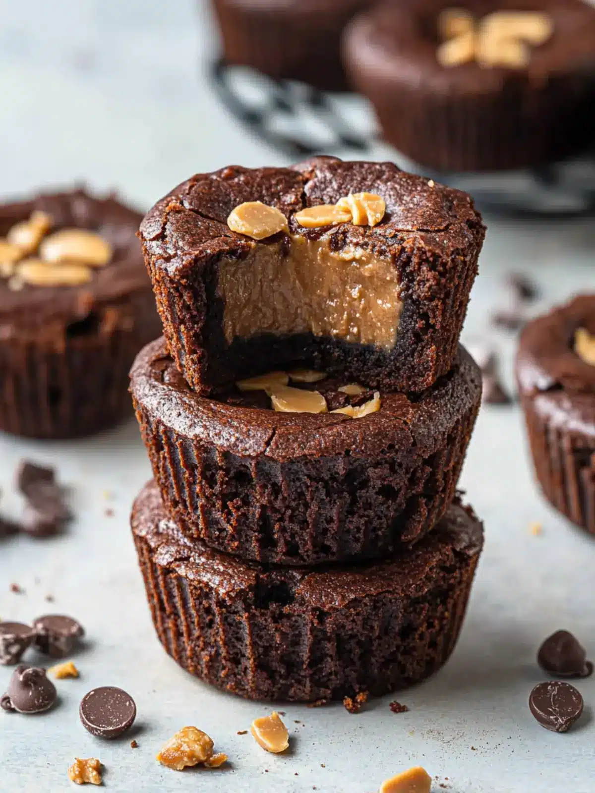 Decadent Peanut Butter Brownie Cups Easy No-Bake Delight 5 Peanut Butter Brownie Cups