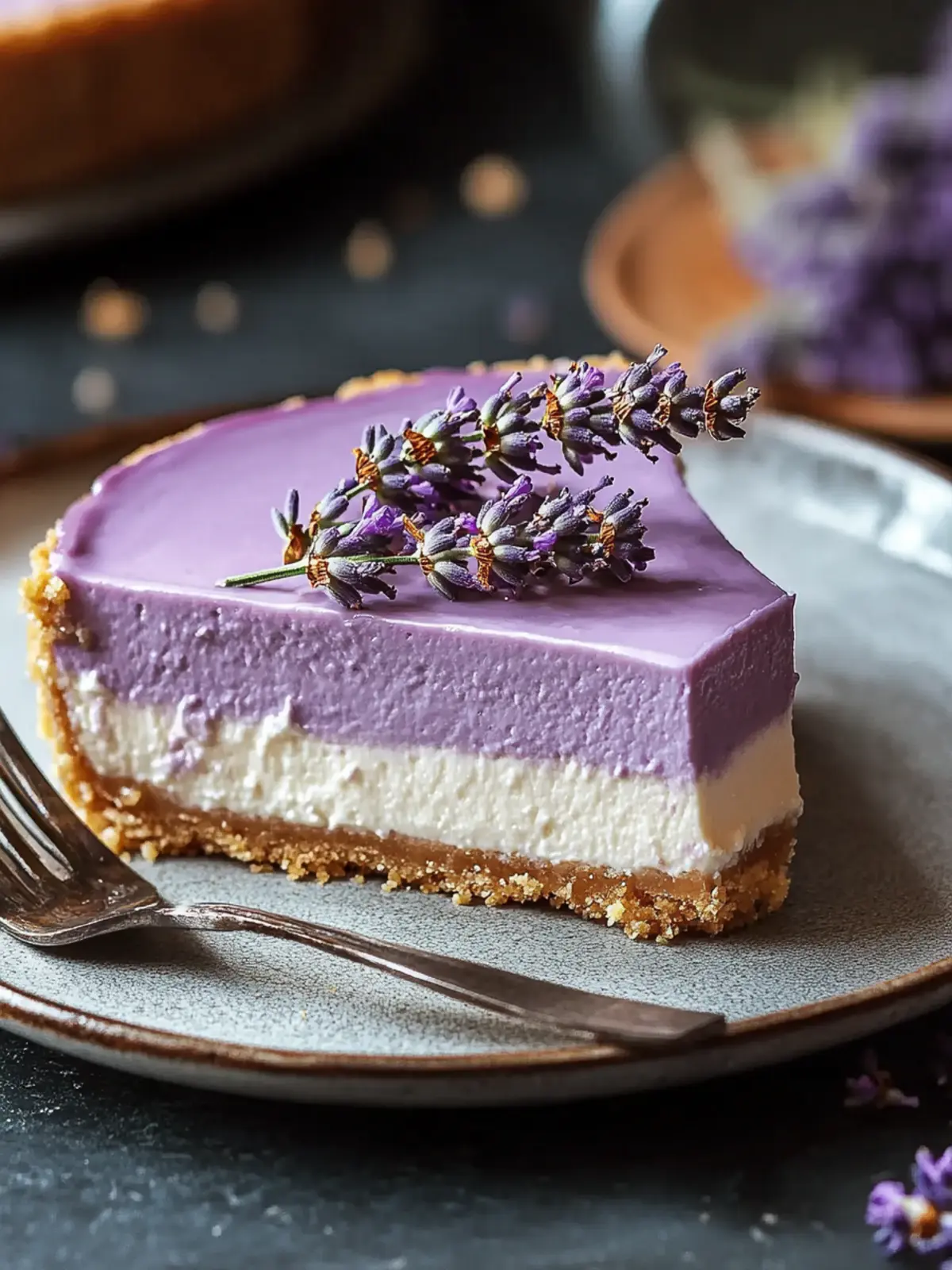 Delicious Honey Lavender Cheesecake to Sweeten Your Day 2 Honey Lavender Cheesecake