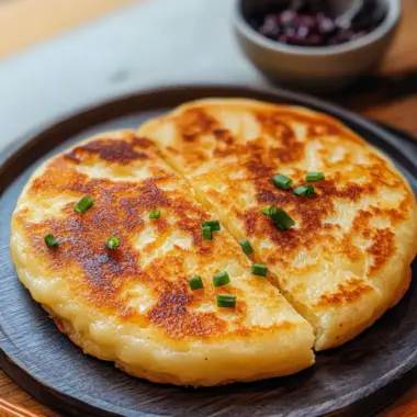 Korean Cheese Pancake: Crispy Delight with a Cheesy Surprise 10 Korean Cheese Pancake