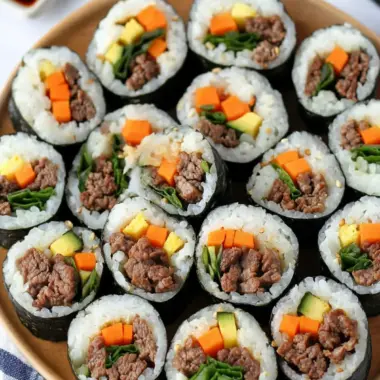 Savory Beef Bulgogi Kimbap: A Flavorful Homemade Adventure 9 Beef Bulgogi Kimbap