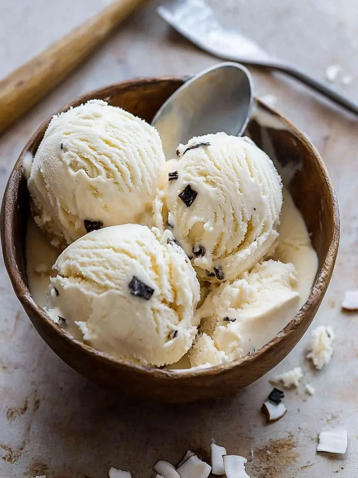 Creamy Coconut Custard Ice Cream for a Tropical Treat 3 Coconut Custard Ice Cream