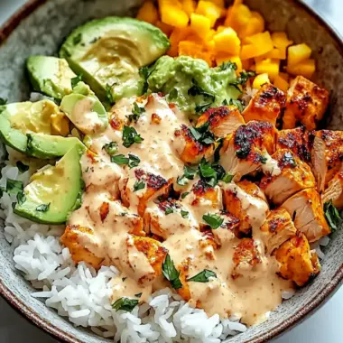 Delicious Coconut Chicken Rice Bowl for Quick Weeknight Meals 9 Coconut Chicken Rice Bowl