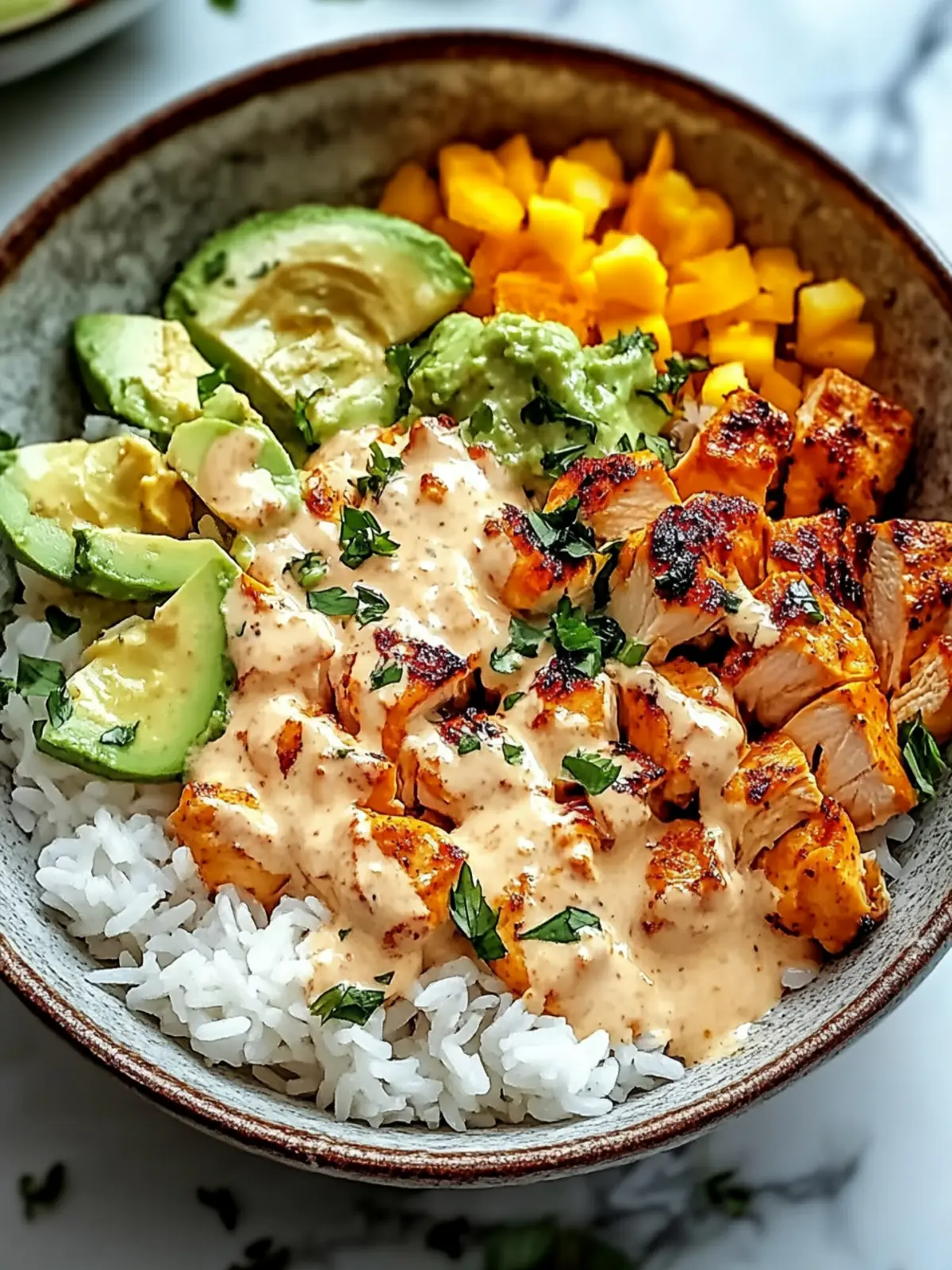 Delicious Coconut Chicken Rice Bowl for Quick Weeknight Meals 5 Coconut Chicken Rice Bowl