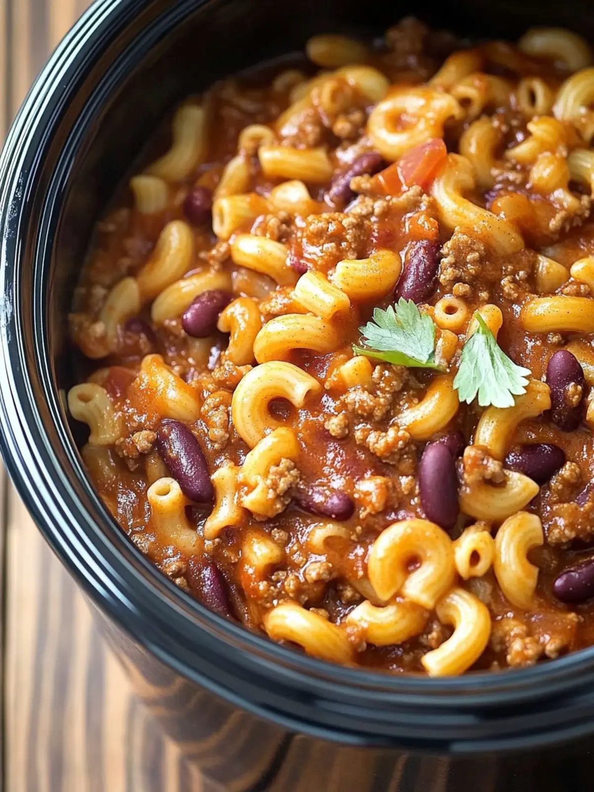 Savory Crock Pot Cheddar Chili Mac for Cozy Nights In 4 Crock Pot Cheddar Chili Mac