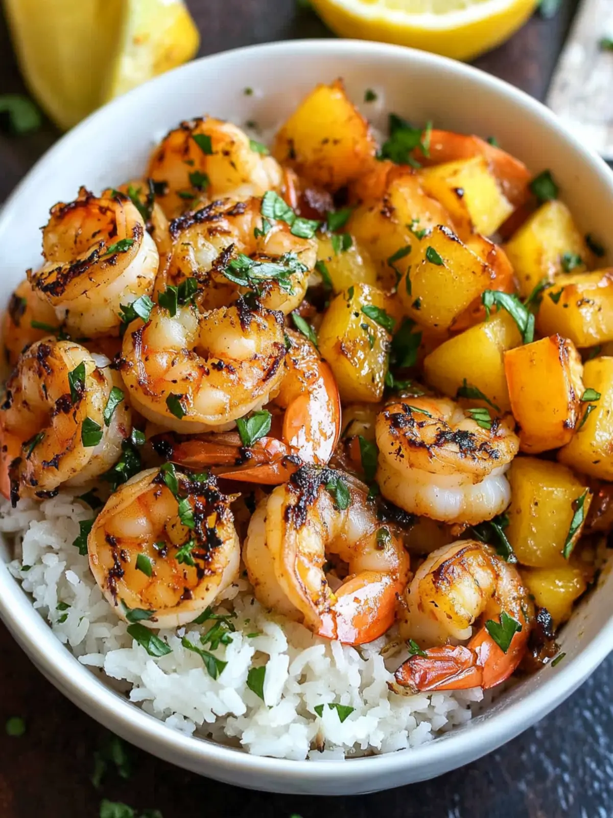 Tropical Shrimp Rice Bowl: A Flavorful Escape at Home 4 Tropical Shrimp Rice Bowl