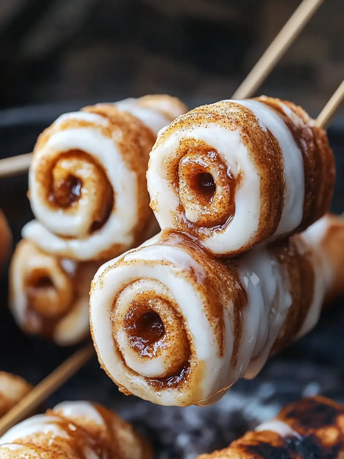 Campfire Cinnamon Roll-Ups on a Stick for Sweet Adventure 4 Campfire Cinnamon Roll-Ups on a Stick