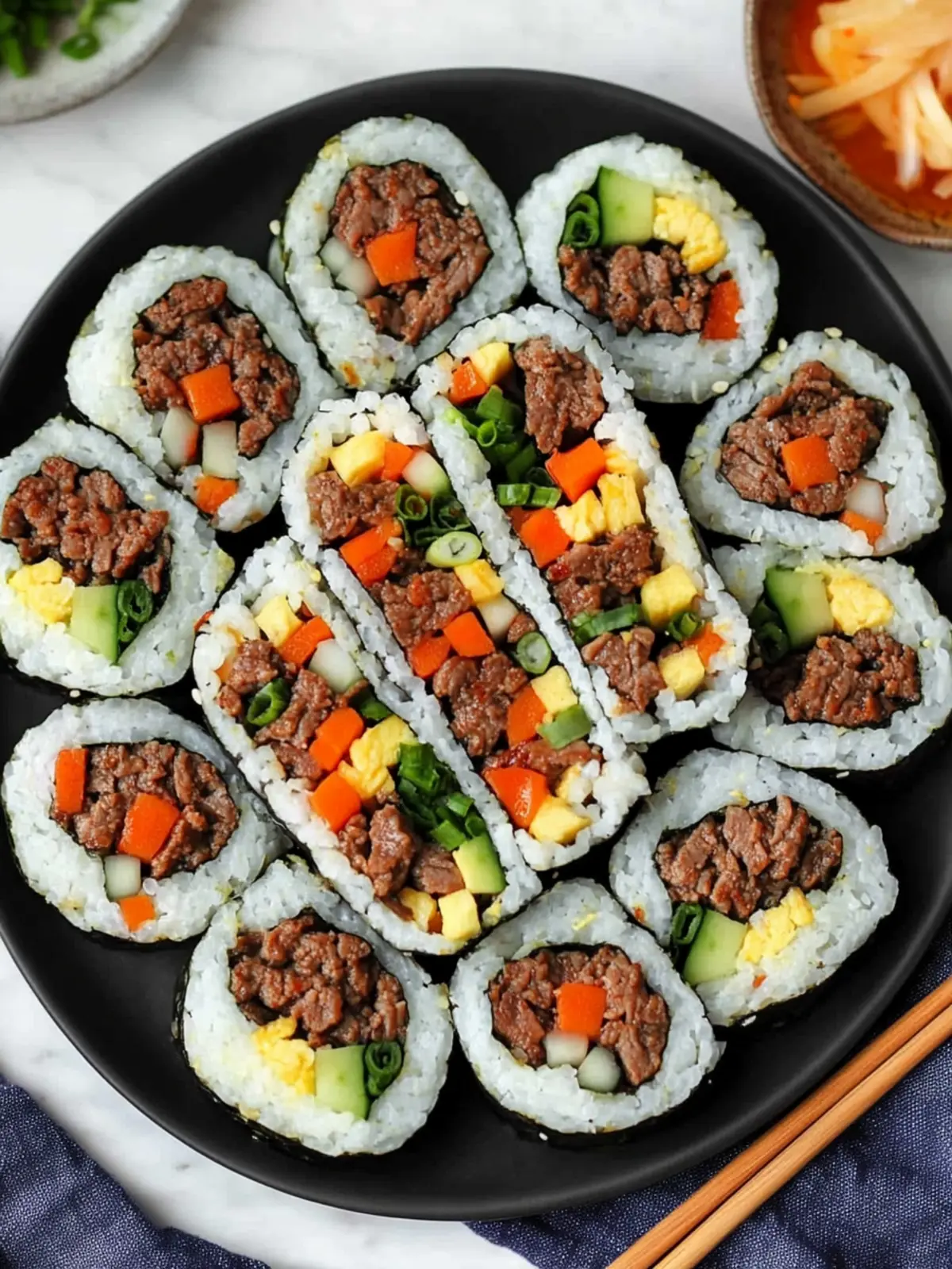 Savory Beef Bulgogi Kimbap: A Flavorful Homemade Adventure 2 Beef Bulgogi Kimbap