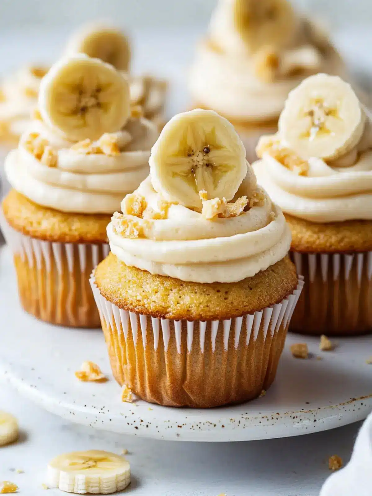 Delicious Banana Cupcakes That Will Brighten Your Day 4 Banana Cupcakes