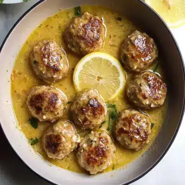 Savory Meatballs In Lemon Sauce That Brighten Your Day 9 Meatballs In Lemon Sauce