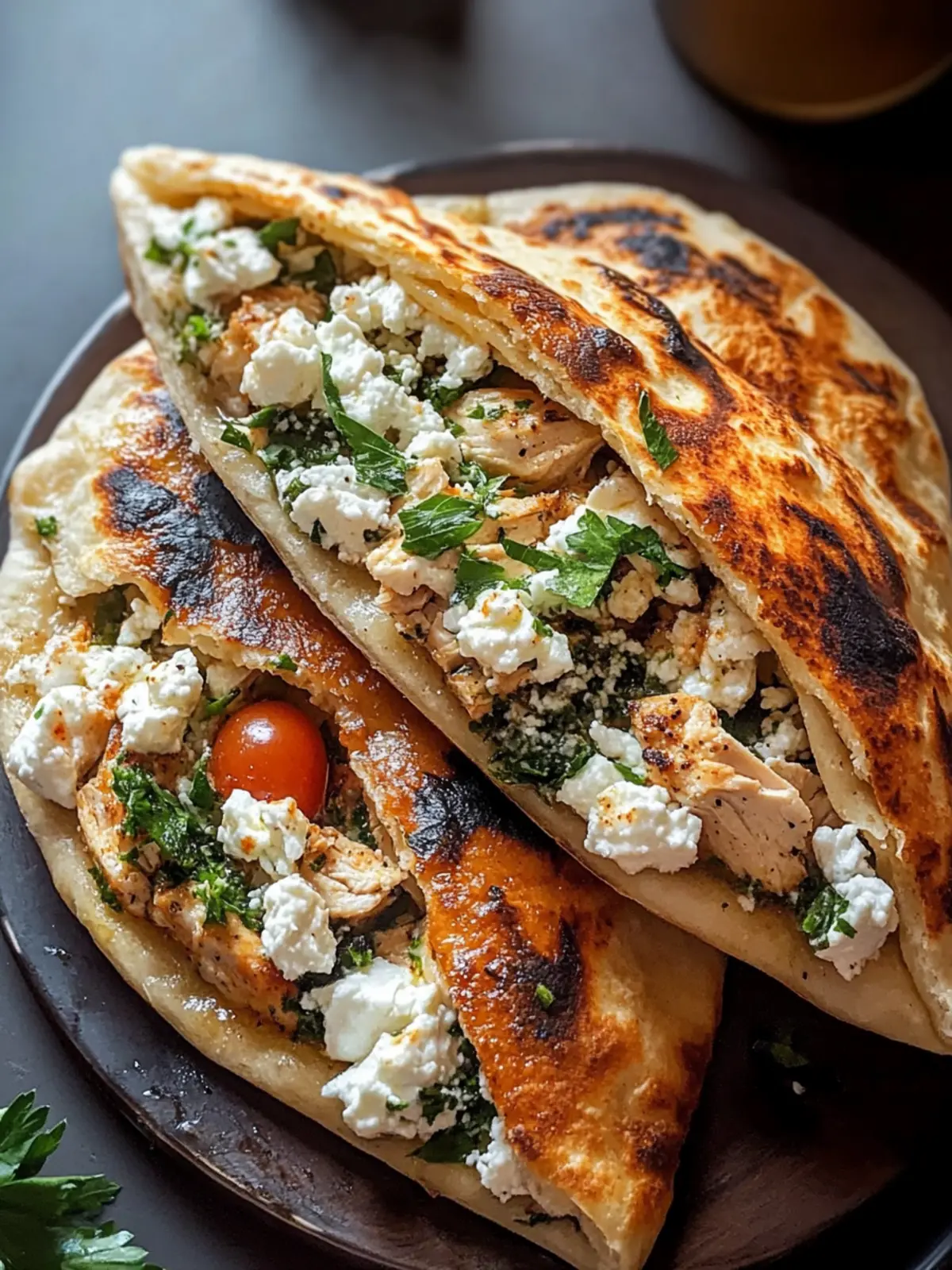 Delicious Crispy Pita with Chicken & Feta for Easy Meals 3 Crispy Pita with Chicken & Feta