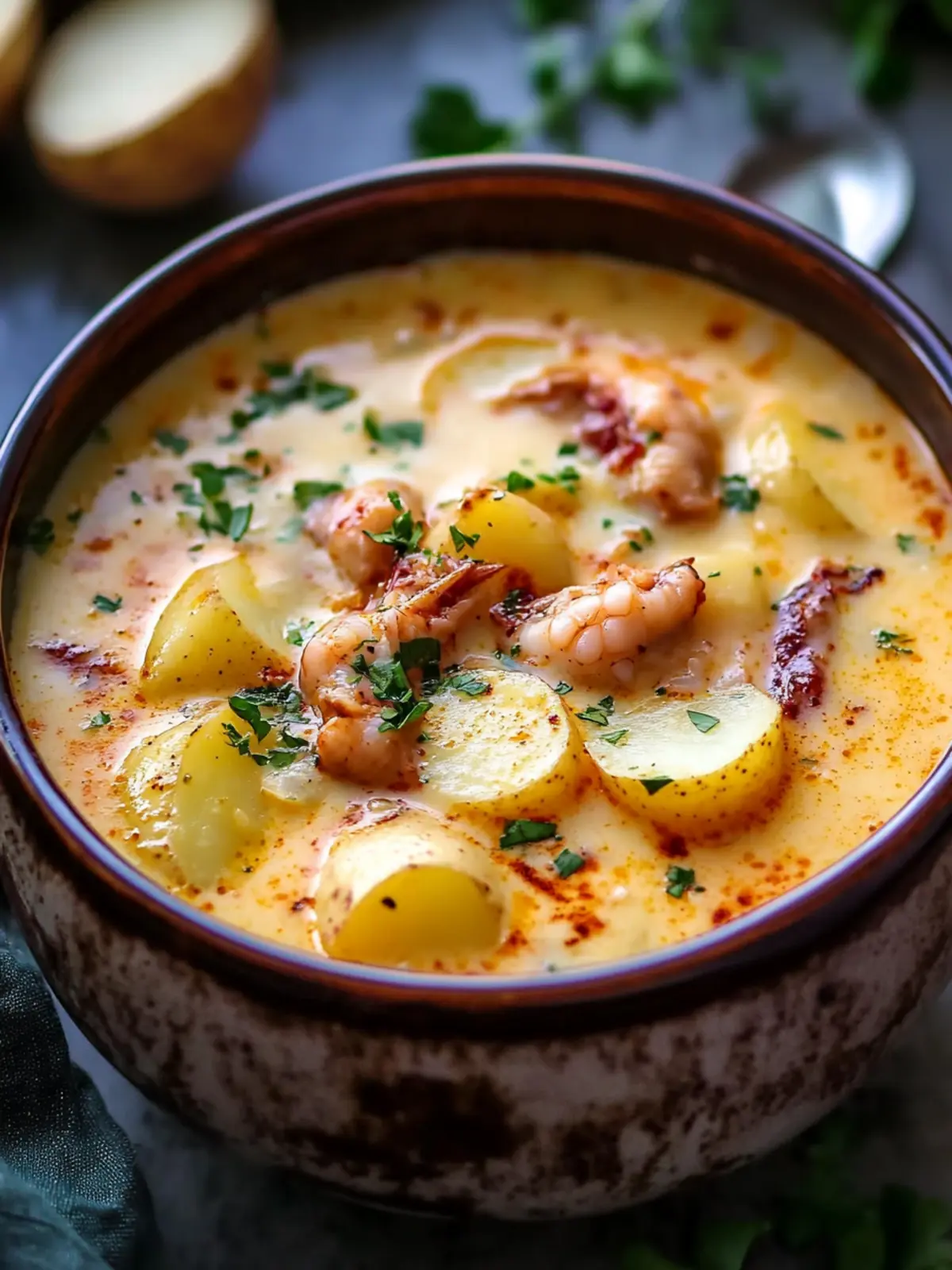 Cajun Crawfish Potato Soup for a Cozy Night In 4 Cajun Crawfish Potato Soup