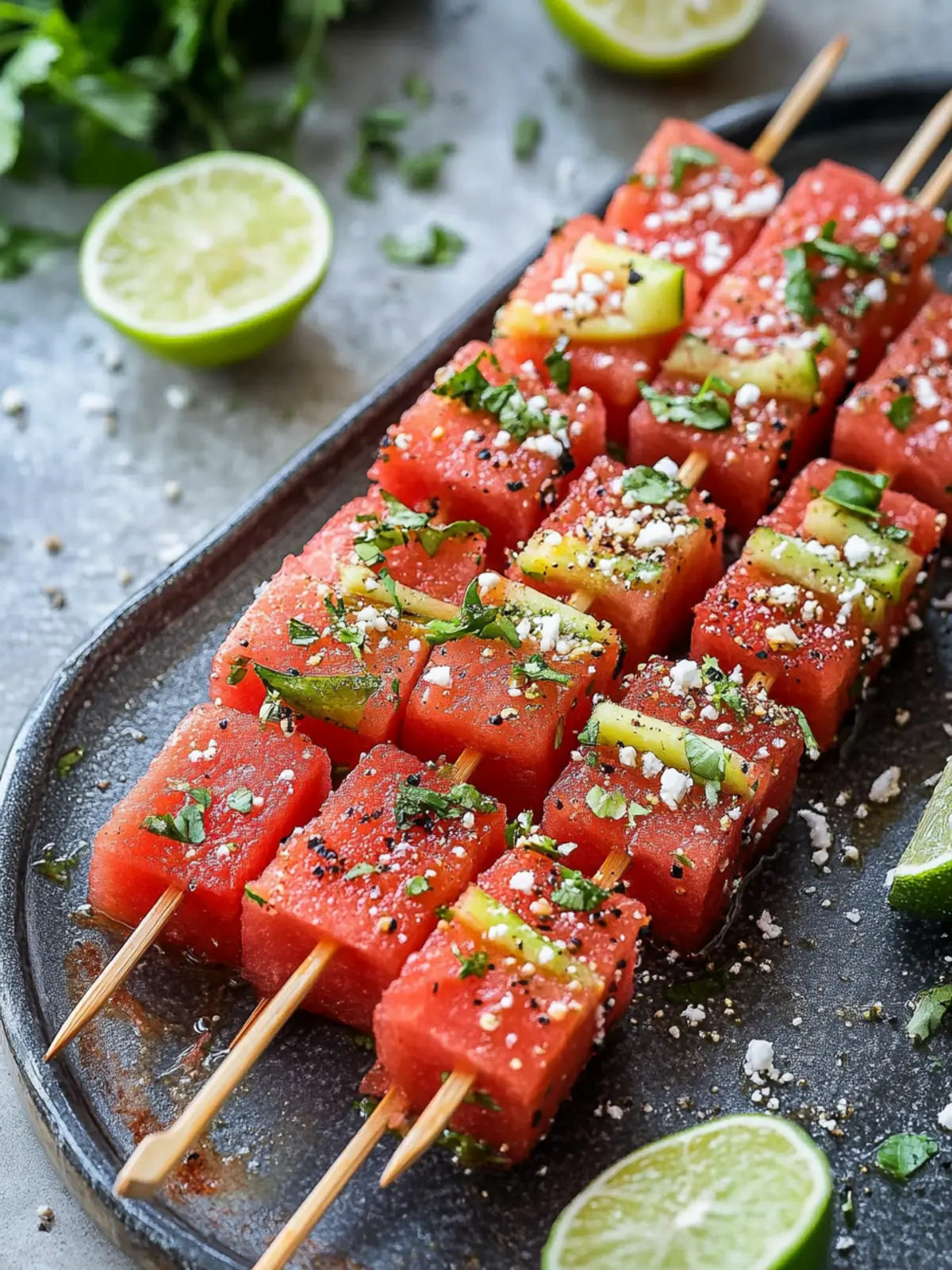 Refreshing Watermelon Tajin Skewers for Your Summer Soiree 3 Watermelon Tajin Skewers