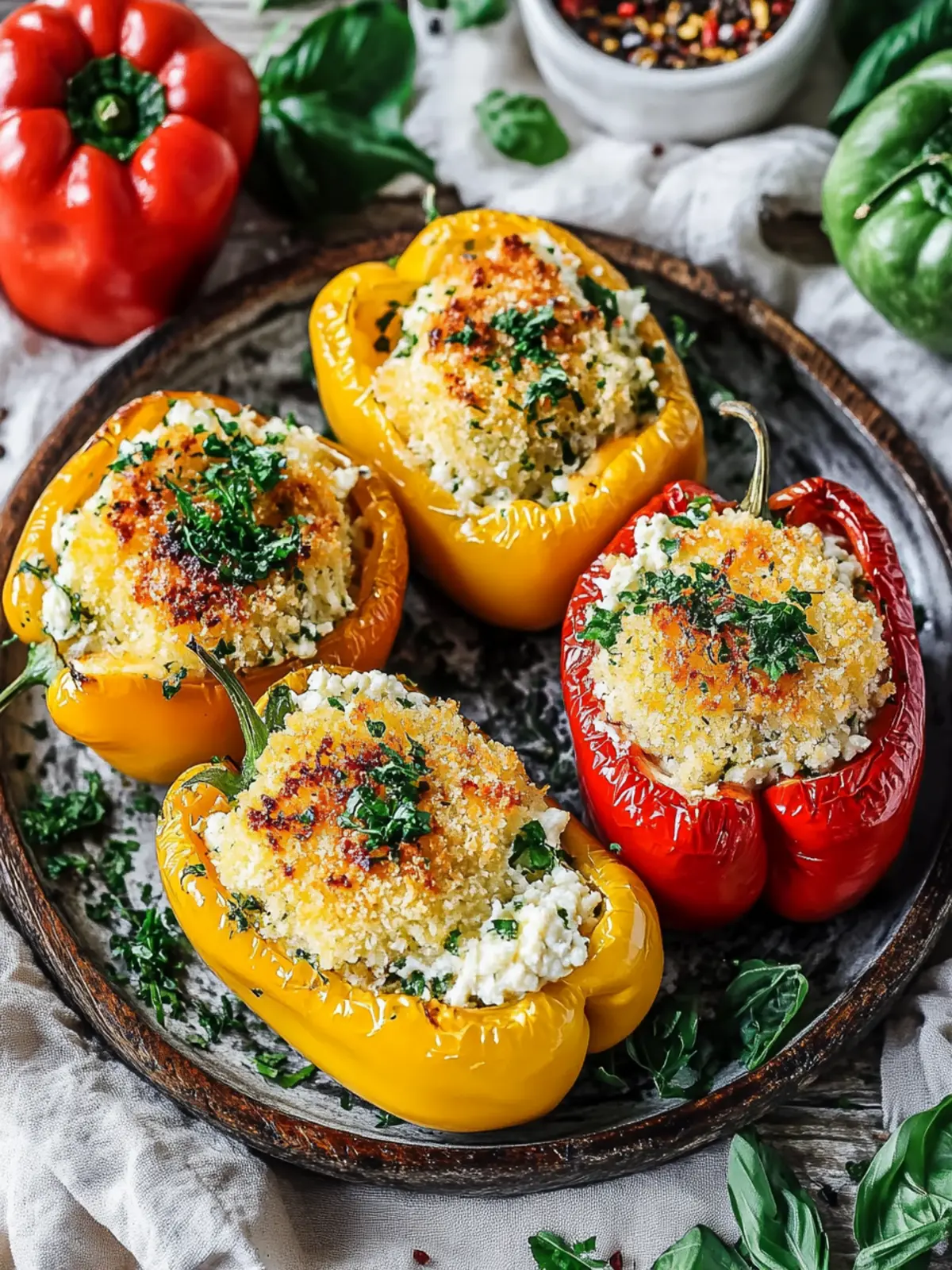 Delicious Tuscan Ricotta Stuffed Peppers for Cozy Nights 3 Tuscan Ricotta Stuffed Peppers