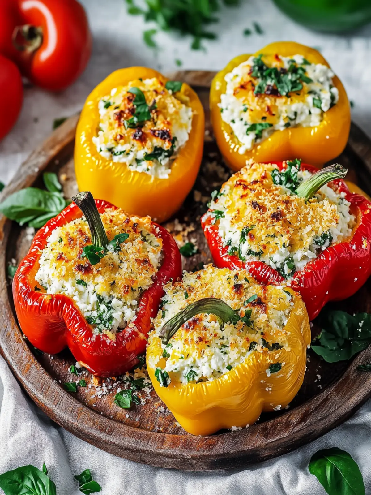 Delicious Tuscan Ricotta Stuffed Peppers for Cozy Nights 4 Tuscan Ricotta Stuffed Peppers