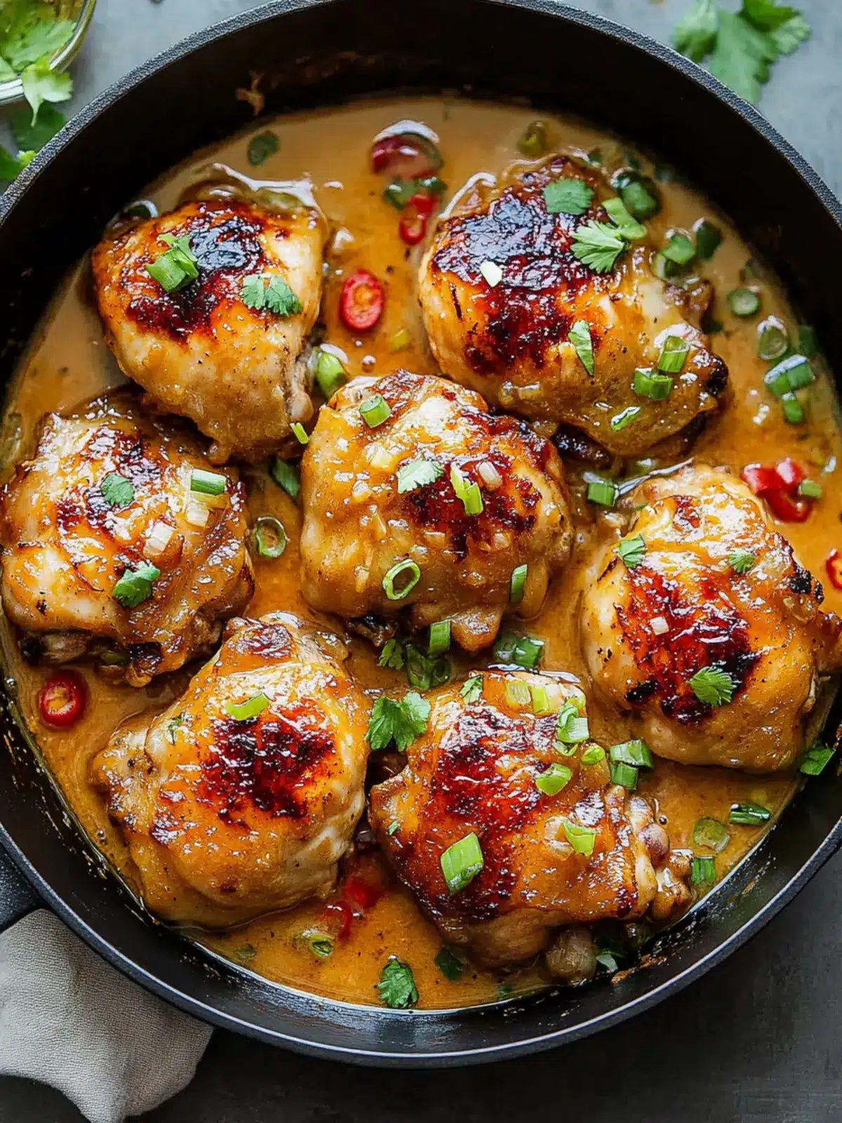 Savor Skillet Bang Bang Chicken Thighs in Just 22 Minutes 4 Skillet Bang Bang Chicken Thighs