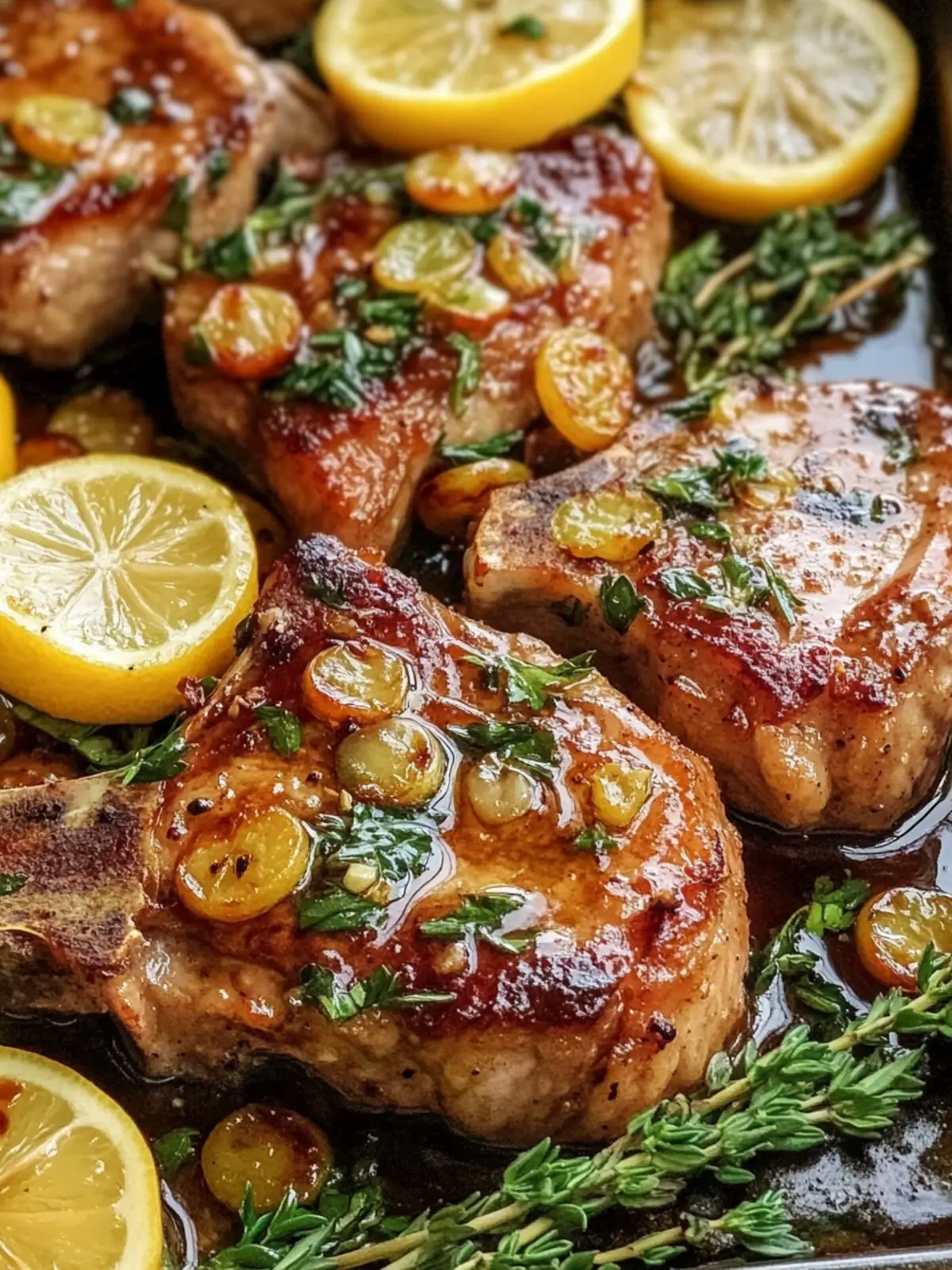 Sheet Pan Lemon Garlic Pork Chops: Simple, Flavor-Packed Dinner 3 Sheet Pan Lemon Garlic Pork Chops