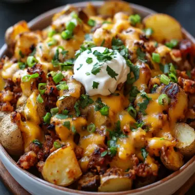 Cheesy Taco Potatoes: Your New Favorite Comfort Food Dish 9 Cheesy Taco Potatoes