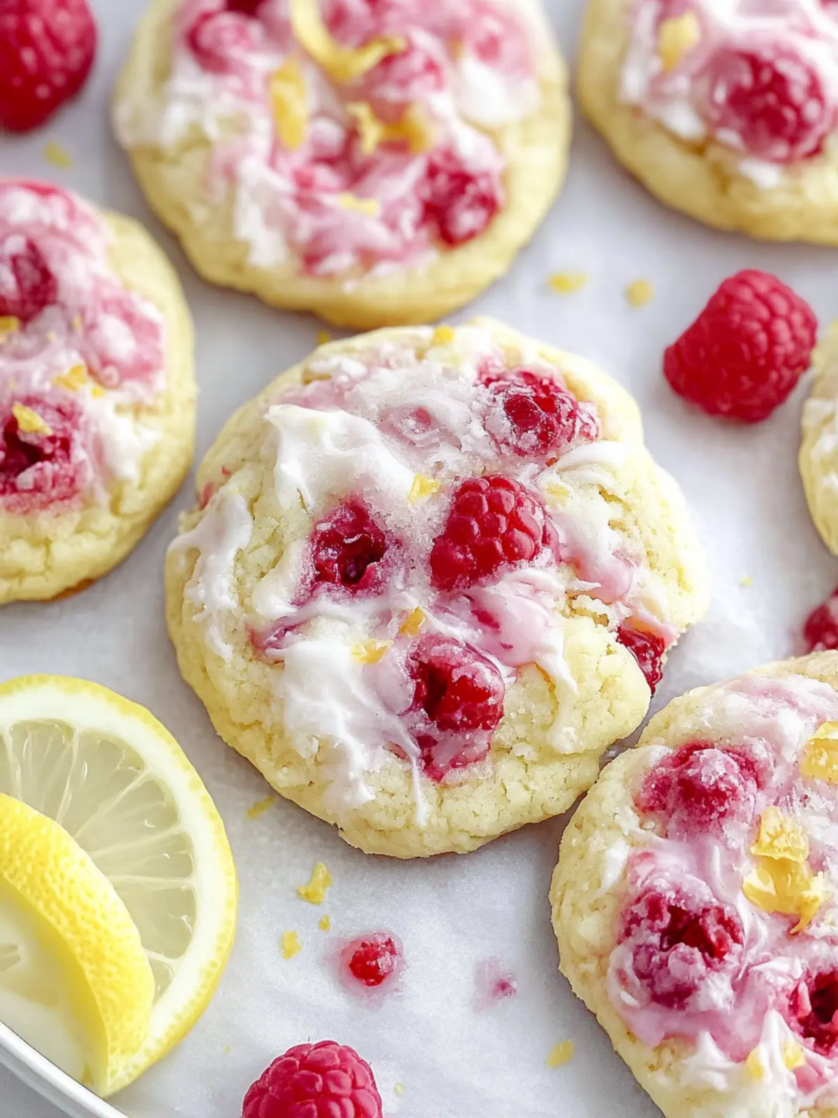 Zesty Lemon Raspberry Cookies for a Sweet Homemade Treat 2 Lemon Raspberry Cookies