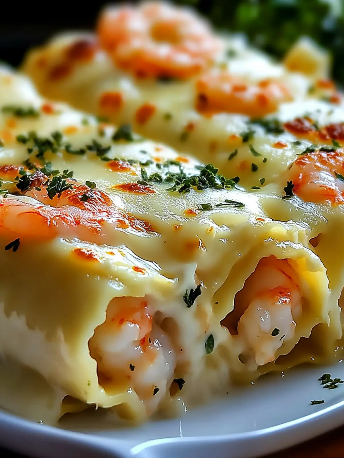 Decadent Shrimp & Crab Alfredo Lasagna Roll-Ups Recipe 3 Shrimp & Crab Alfredo Lasagna Roll-Ups