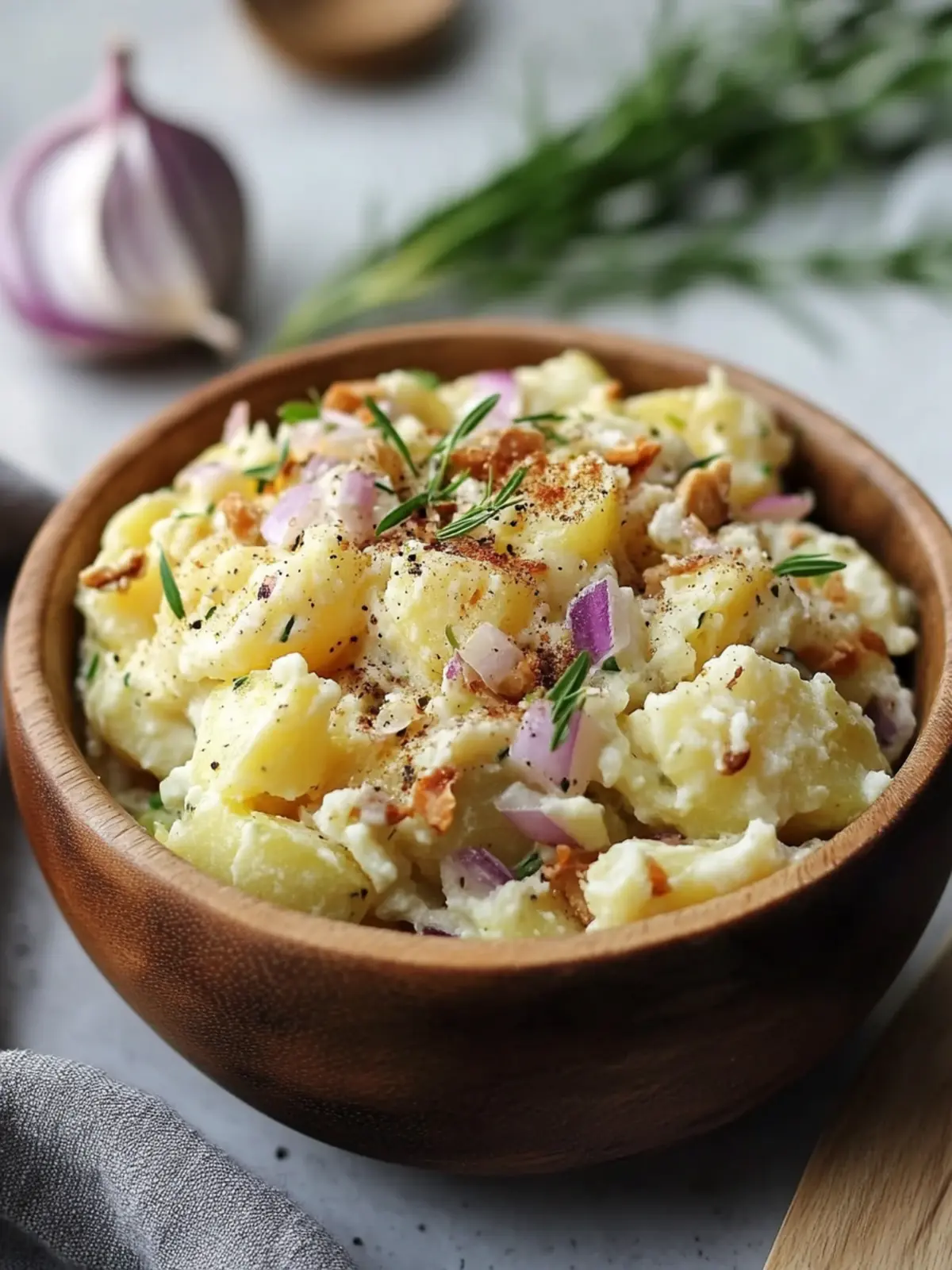 Delight in Crispy Smashed Potato Salad with Herbed Yogurt Twist 5 Crispy Smashed Potato Salad