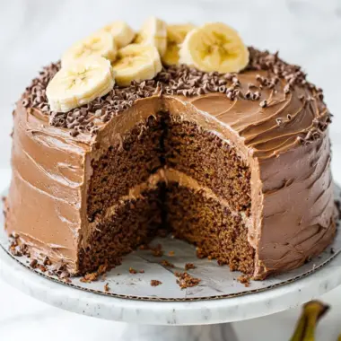 Irresistible Banana Cake with Nutella Frosting Bliss 9 Banana Cake with Nutella Frosting