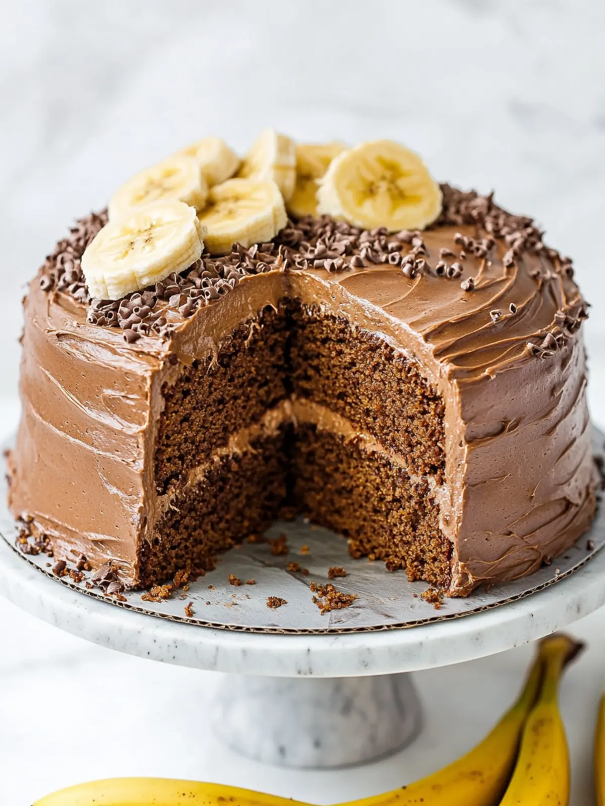 Irresistible Banana Cake with Nutella Frosting Bliss 5 Banana Cake with Nutella Frosting