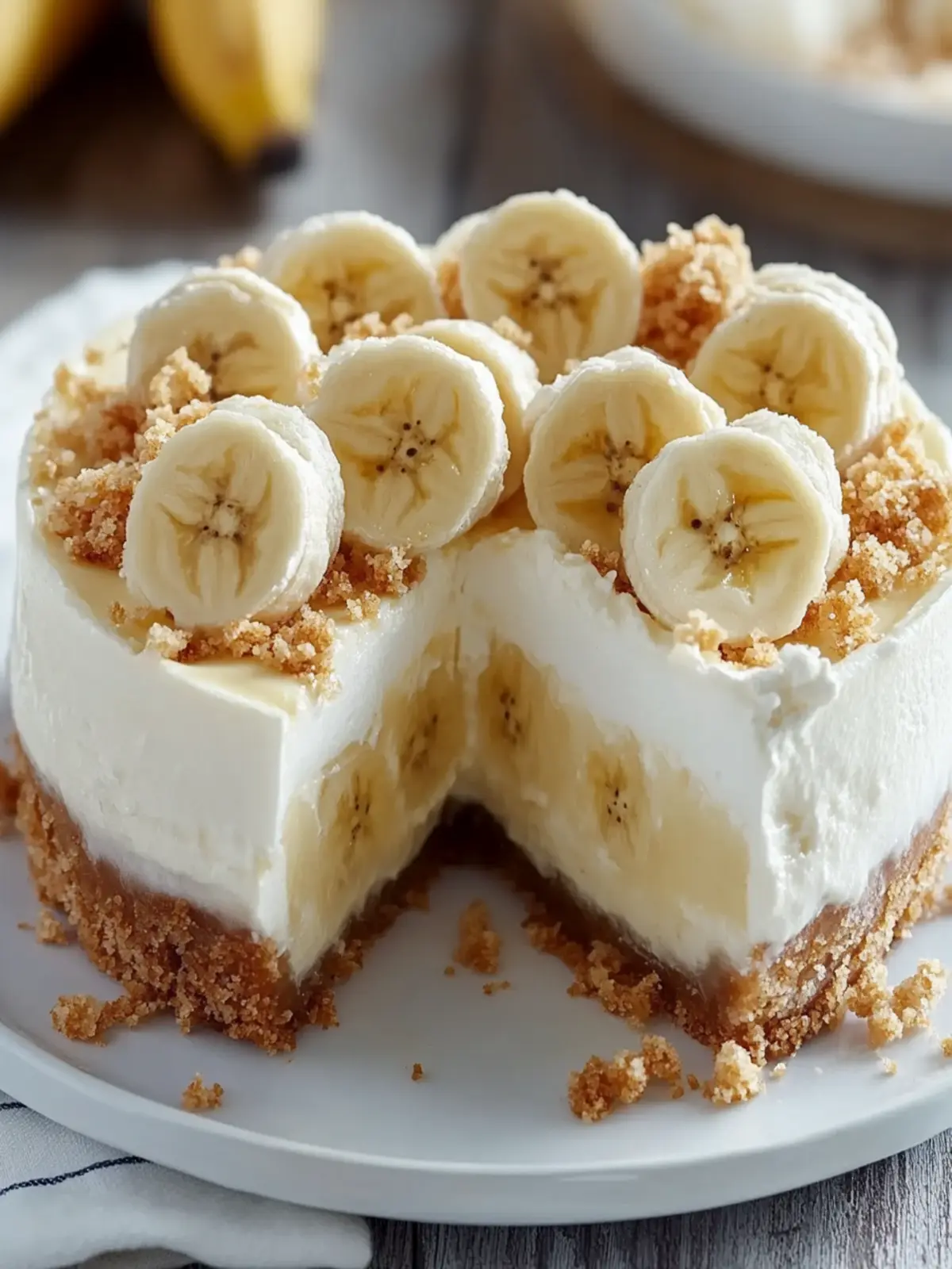 Indulge in Creamy Banana Pudding Cheesecake Bliss at Home 4 Creamy Banana Pudding Cheesecake