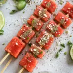 Refreshing Watermelon Tajin Skewers for Your Summer Soiree 12 Watermelon Tajin Skewers