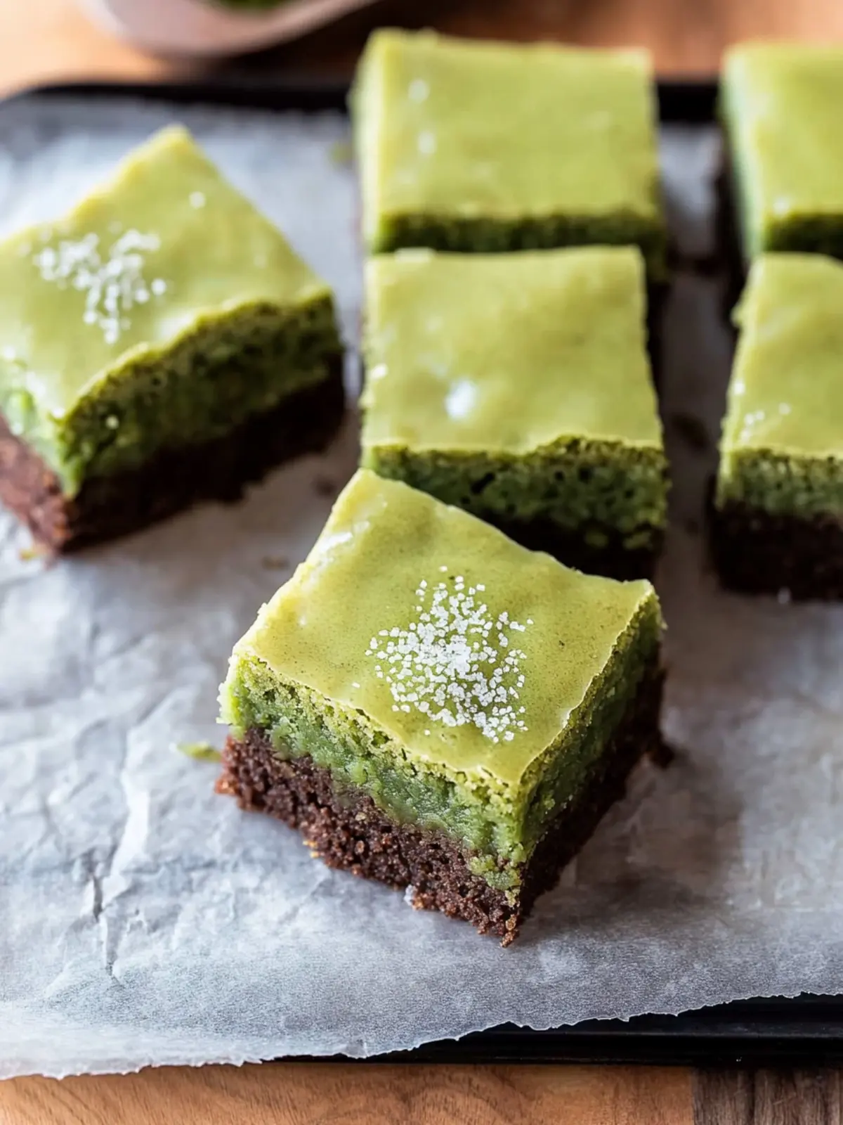 Delicious Matcha Mochi Brownies for a Unique Sweet Treat 2 Matcha Mochi Brownies