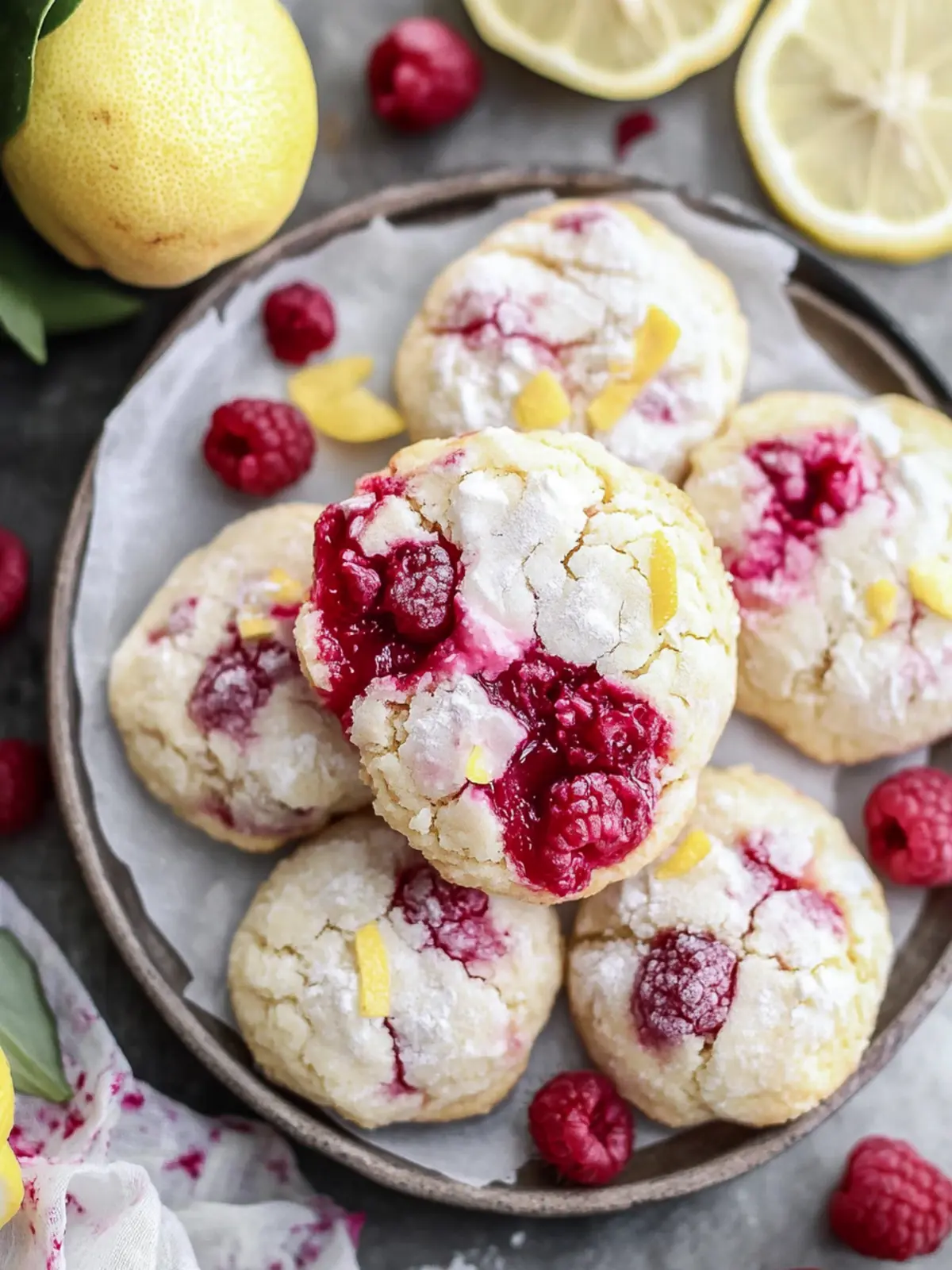 Zesty Lemon Raspberry Cookies for a Sweet Homemade Treat 4 Lemon Raspberry Cookies
