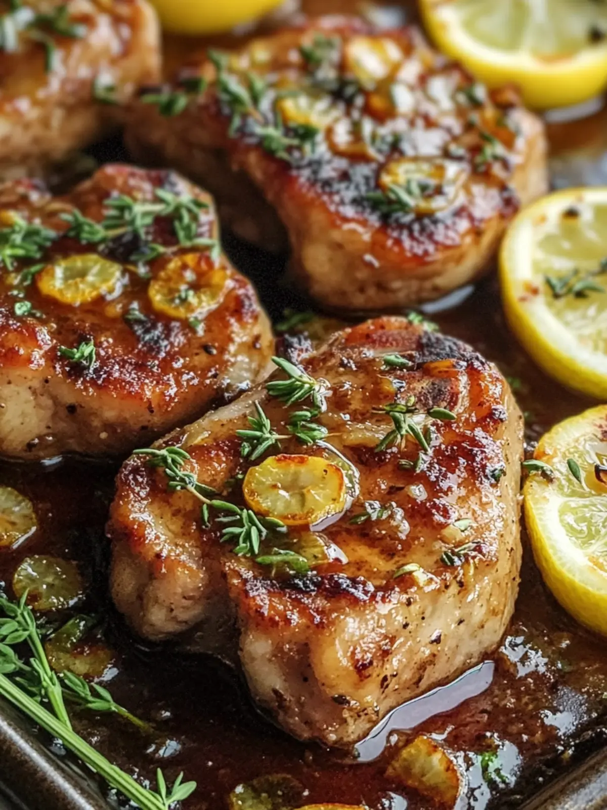Sheet Pan Lemon Garlic Pork Chops: Simple, Flavor-Packed Dinner 5 Sheet Pan Lemon Garlic Pork Chops