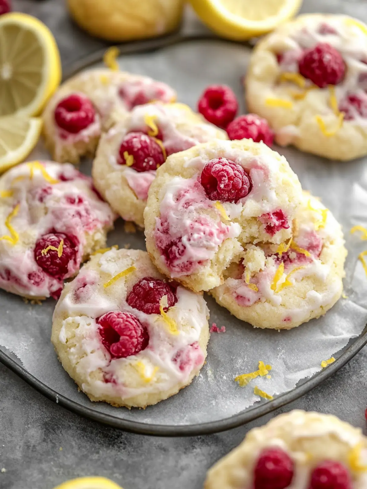 Zesty Lemon Raspberry Cookies for a Sweet Homemade Treat 5 Lemon Raspberry Cookies