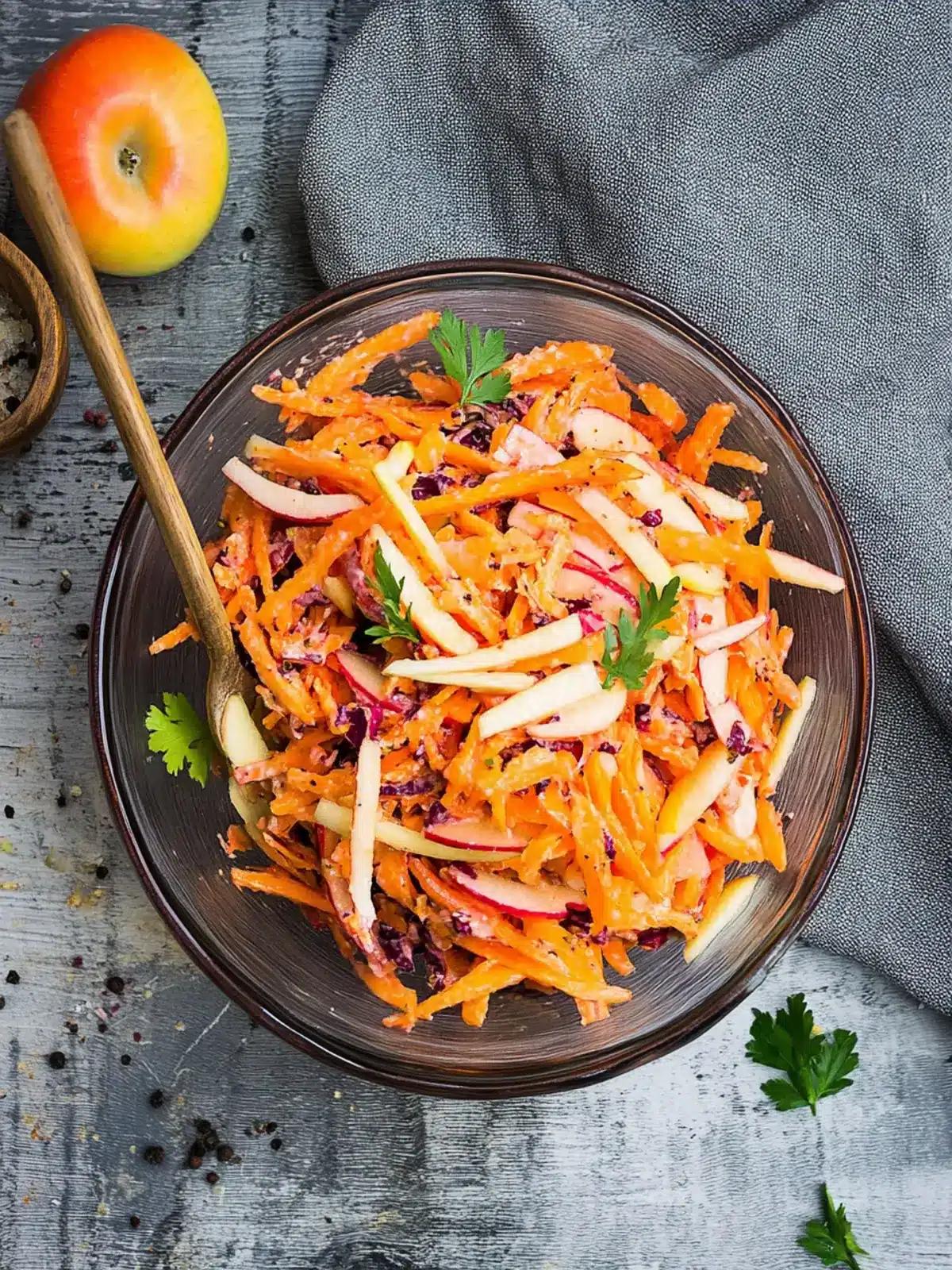 Bright and Crunchy Carrot Apple Salad for Refreshing Delights 2 Carrot Apple Salad