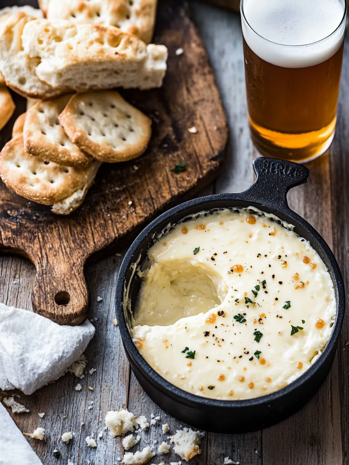 Irresistible Creamy White Cheddar Beer Cheese Dip Recipe 4 Creamy White Cheddar Beer Cheese